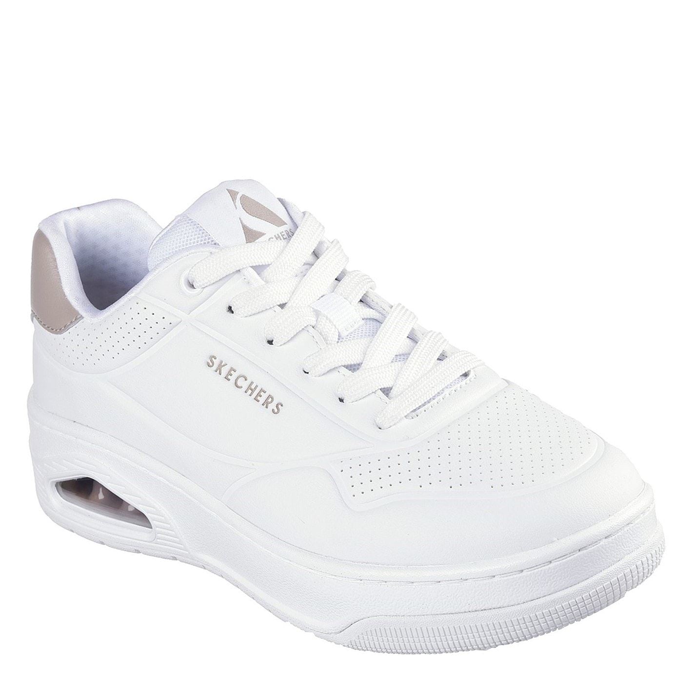 Skechers Uno Low Heel Court Trainers