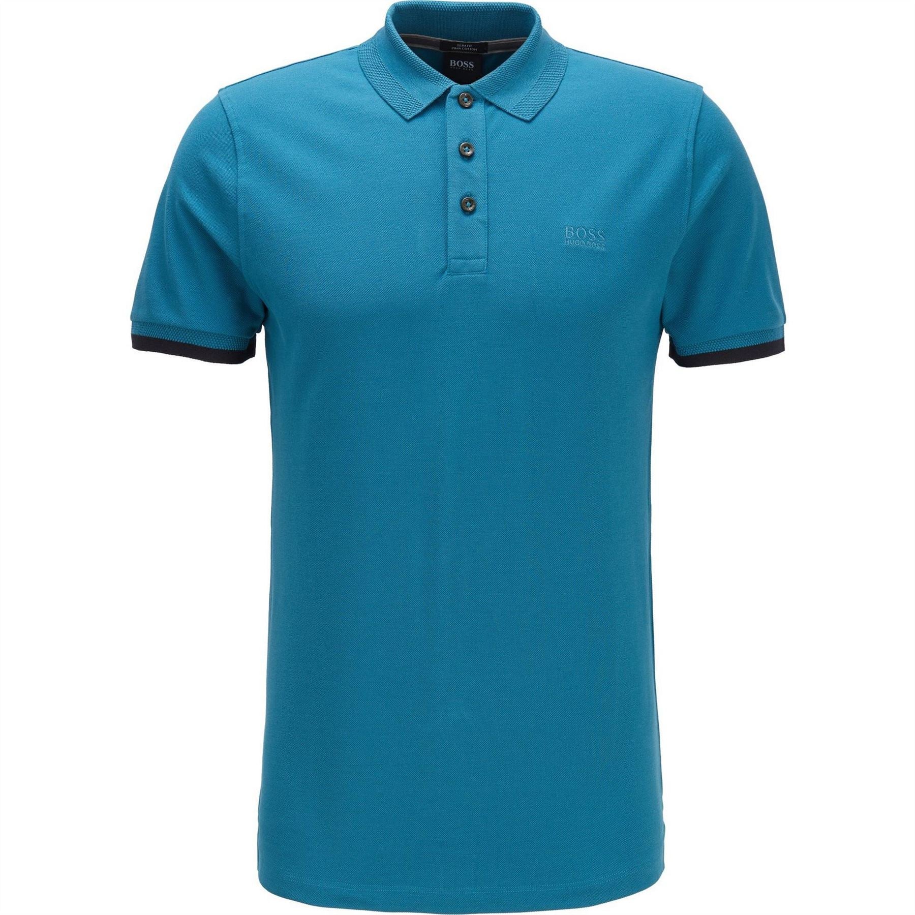 Boss Collared Neck Short Sleeve Polo Shirt