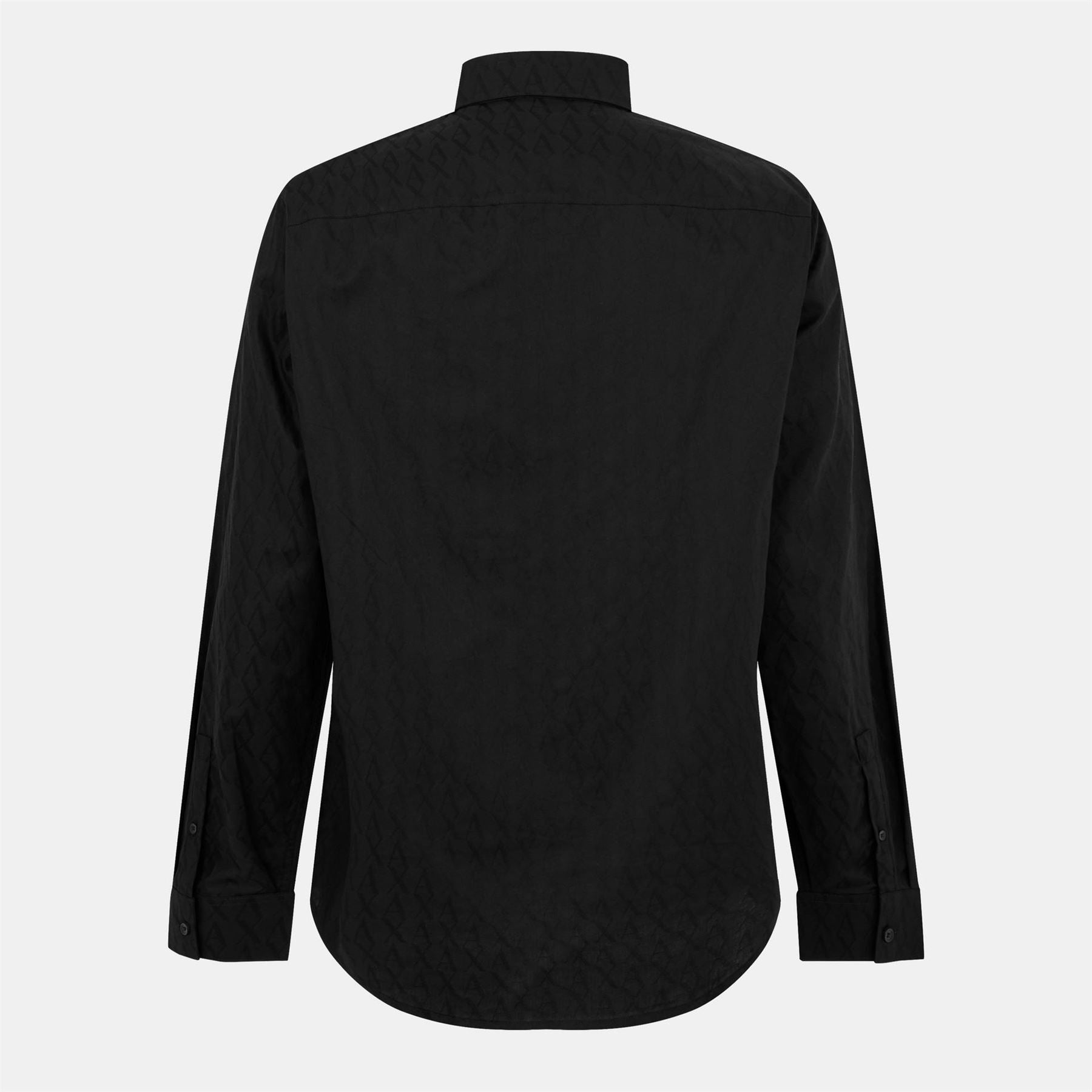 Armani Exchange Exchange Collared Neck Long Sleeve Shirt
