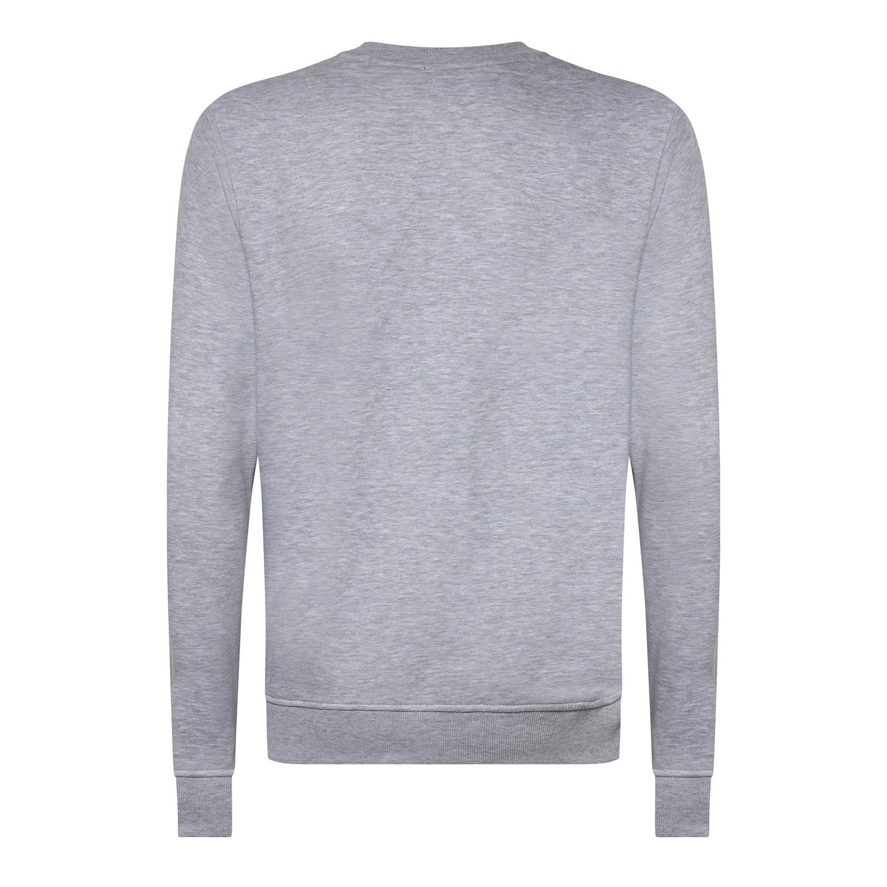Fila Jude Logo Print Crew Neck Ribbed Collar Sweatshirt