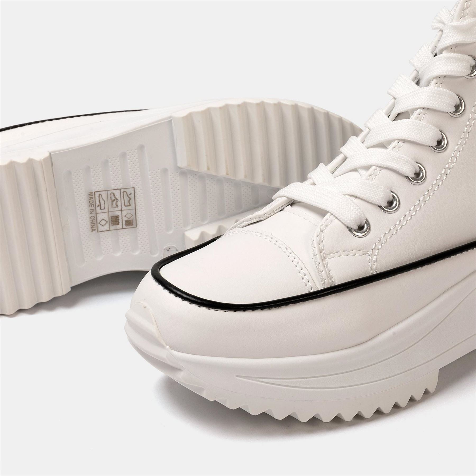 Firetrap Platform Hi Top Ladies Trainers