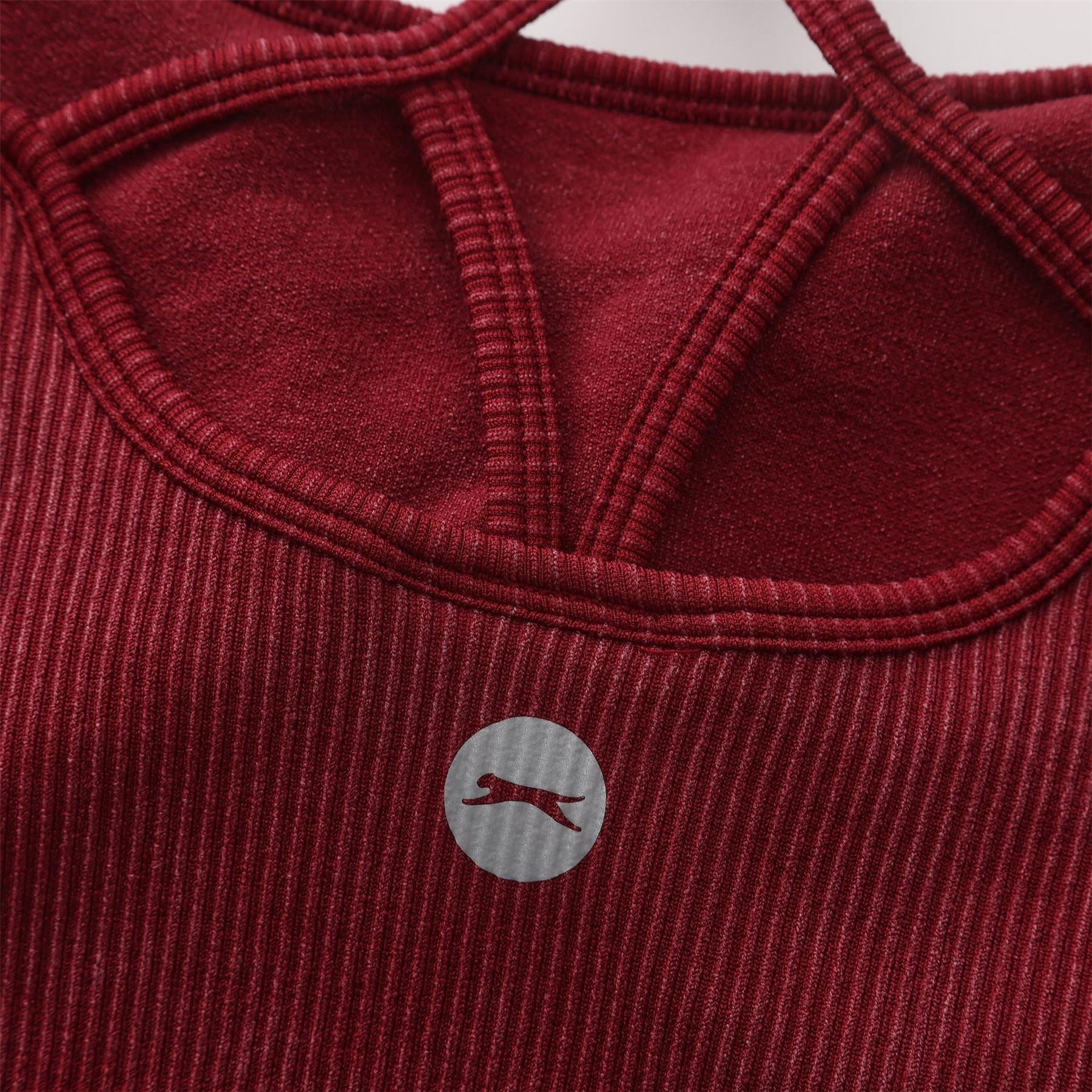 Slazenger 2 Pack Snug Fit Cropped Bra Tank