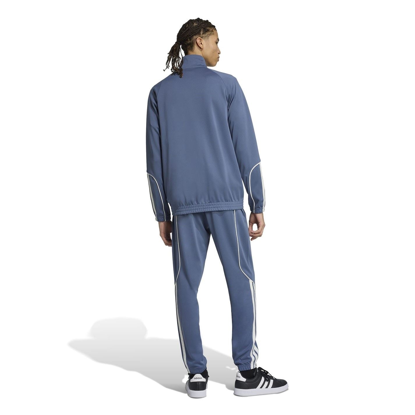 adidas 3s Funnel Neck Long Sleeve Sweatshirt Full Tracksuit