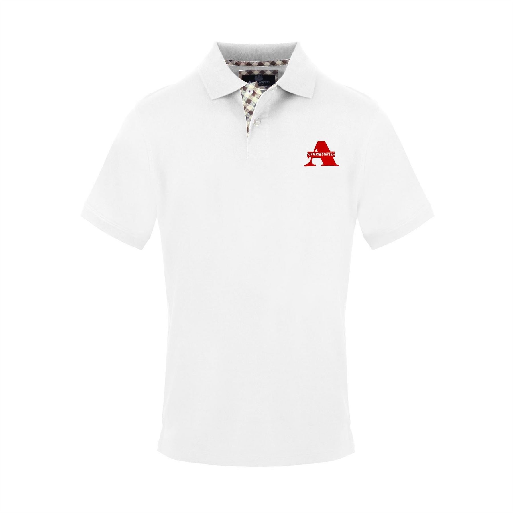 Aquascutum Collared Neck Short Sleeve Polo Shirt
