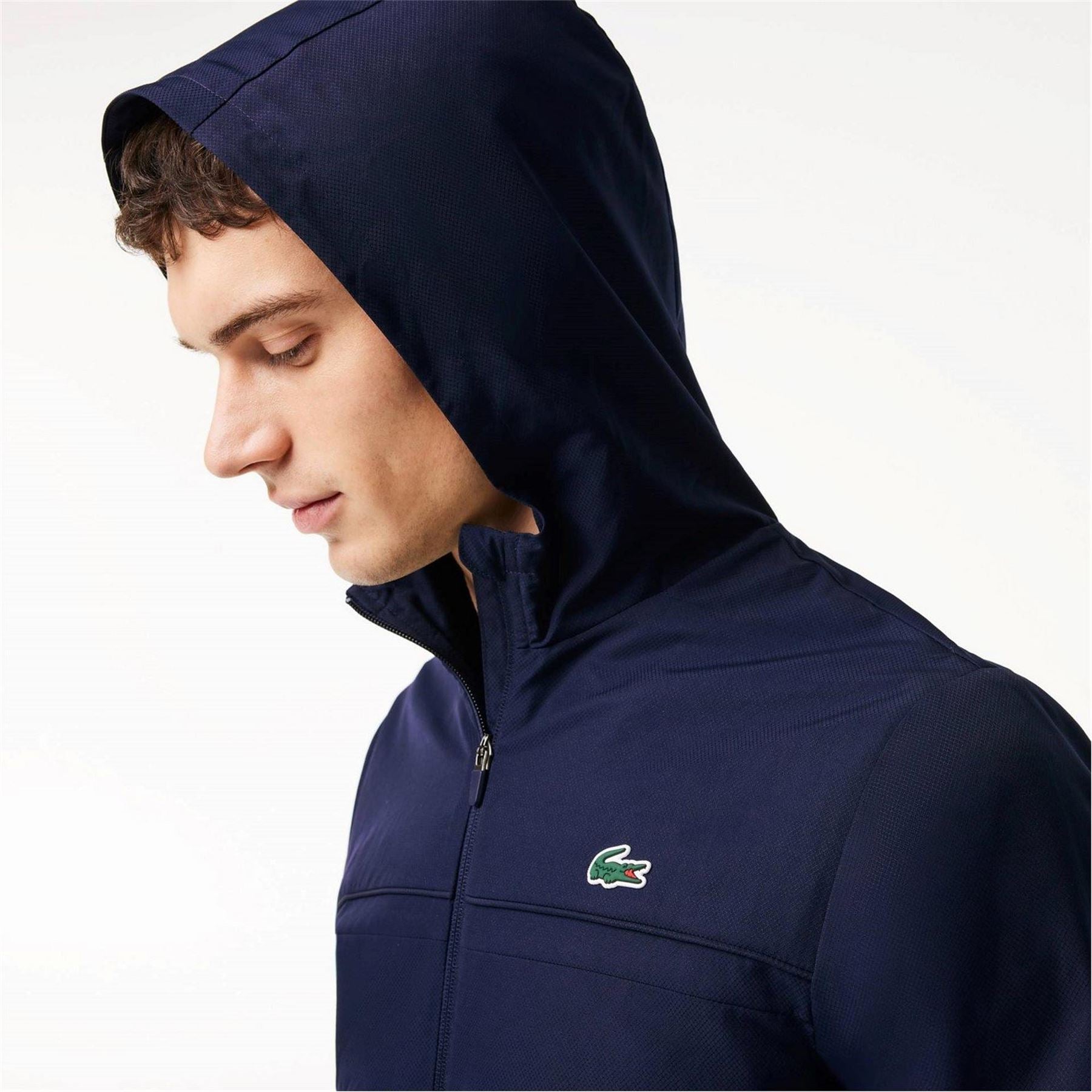 Lacoste Hooded Taffeta Sport Jacket
