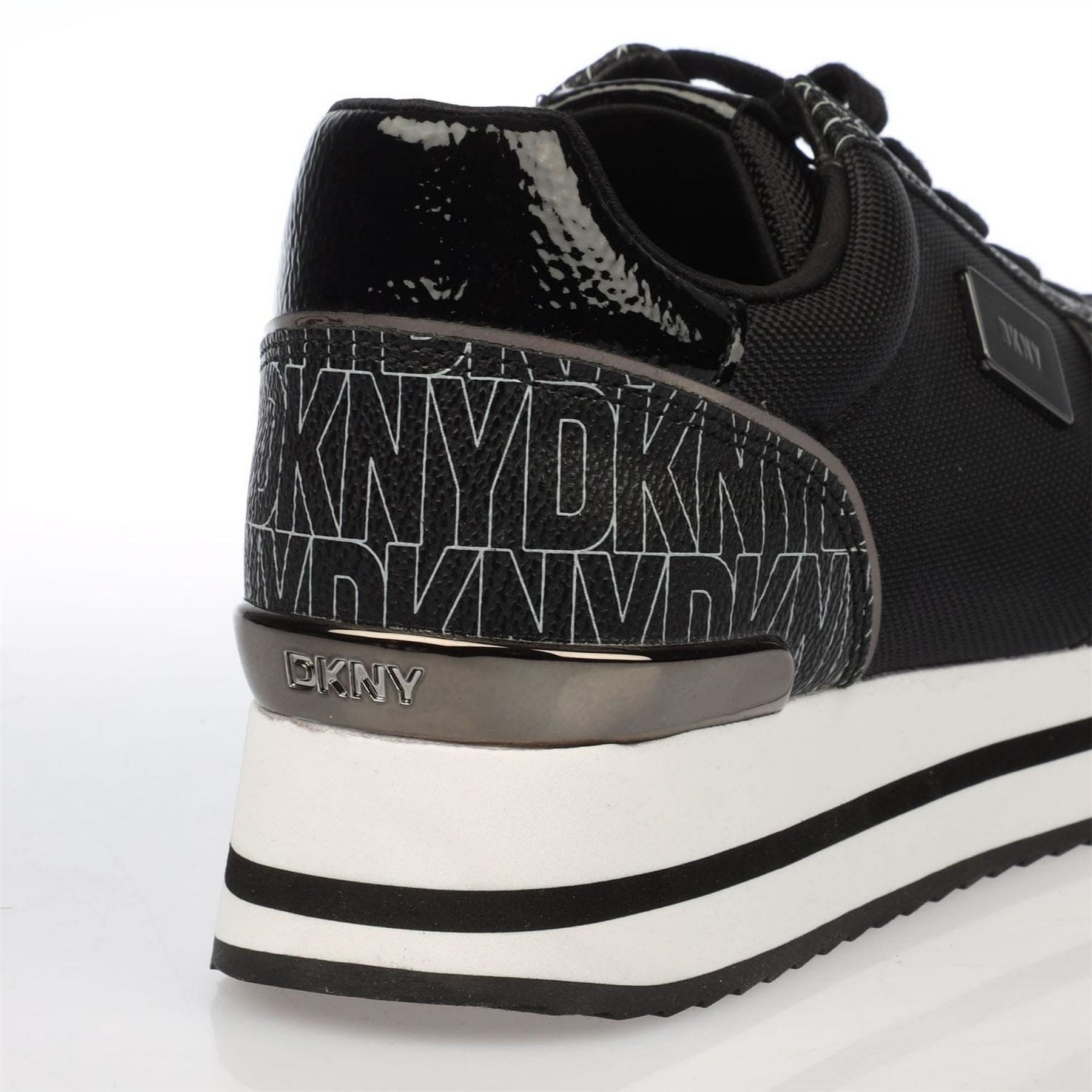 DKNY Lace Up Wedge Trainers
