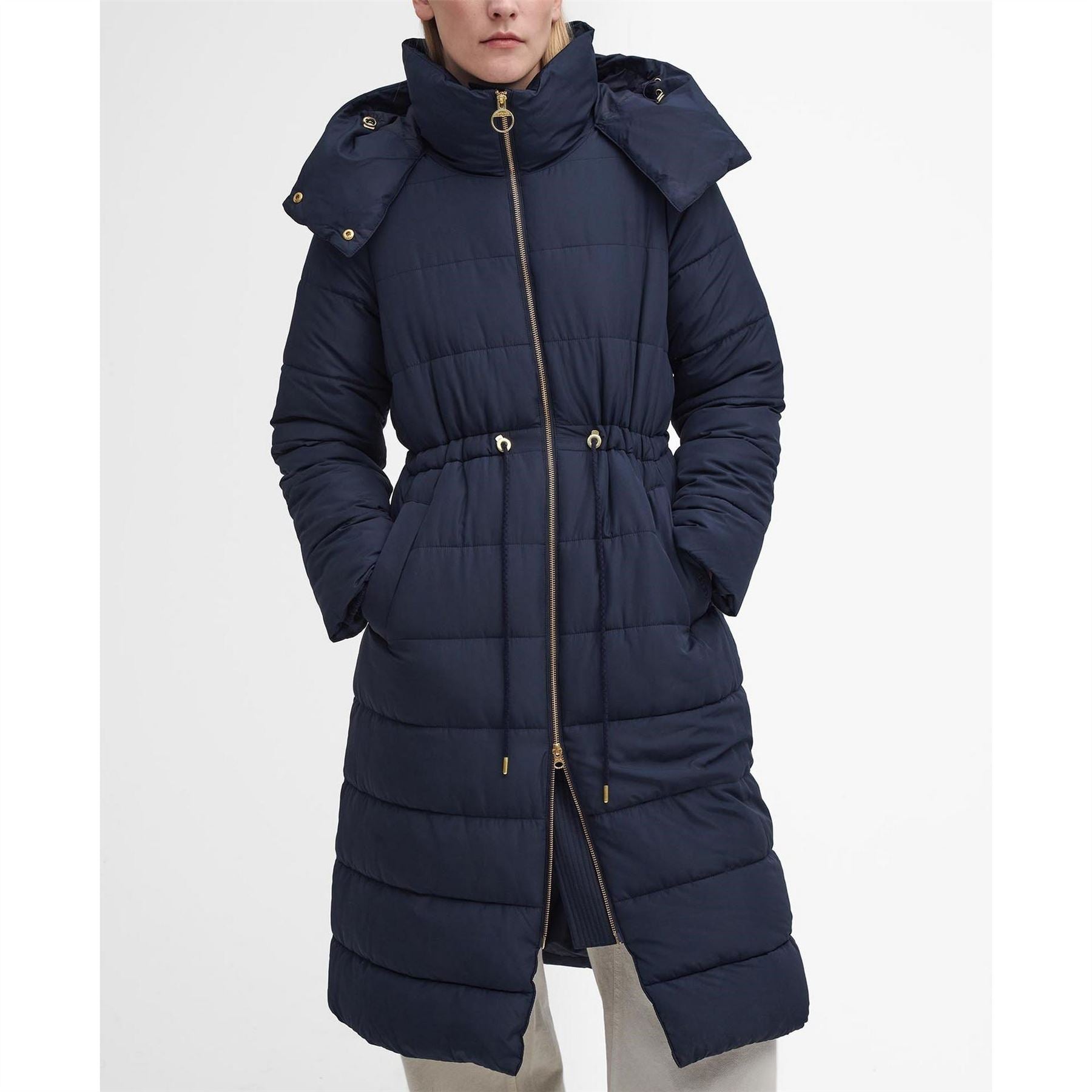 Barbour Mannue Longline Quilted Jacket