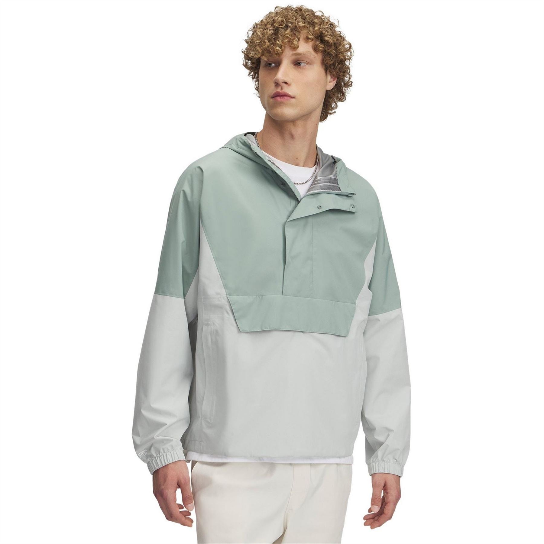 Under Armour Cloudstrike Waterproof Half Zip Packable Rain Anorak