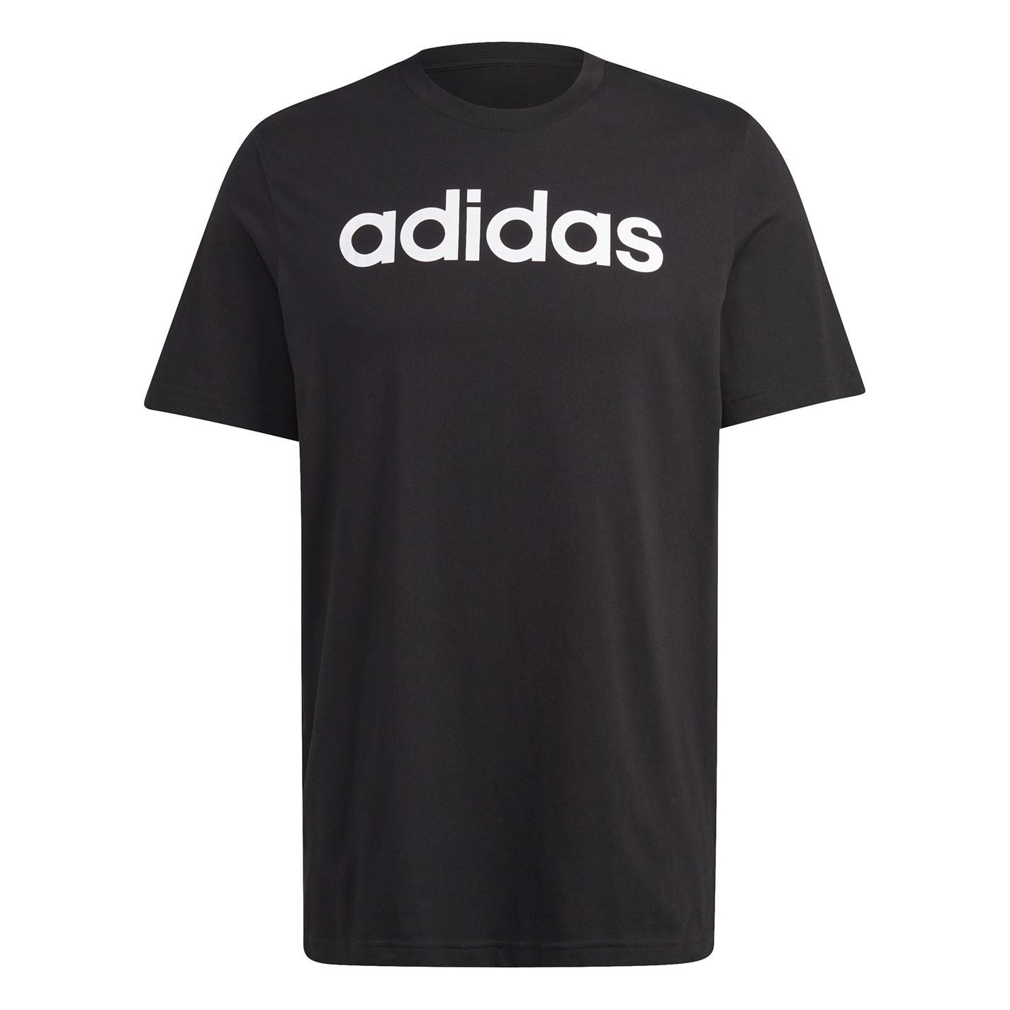 adidas Mens Essentials Single Jersey Logo T-Shirt