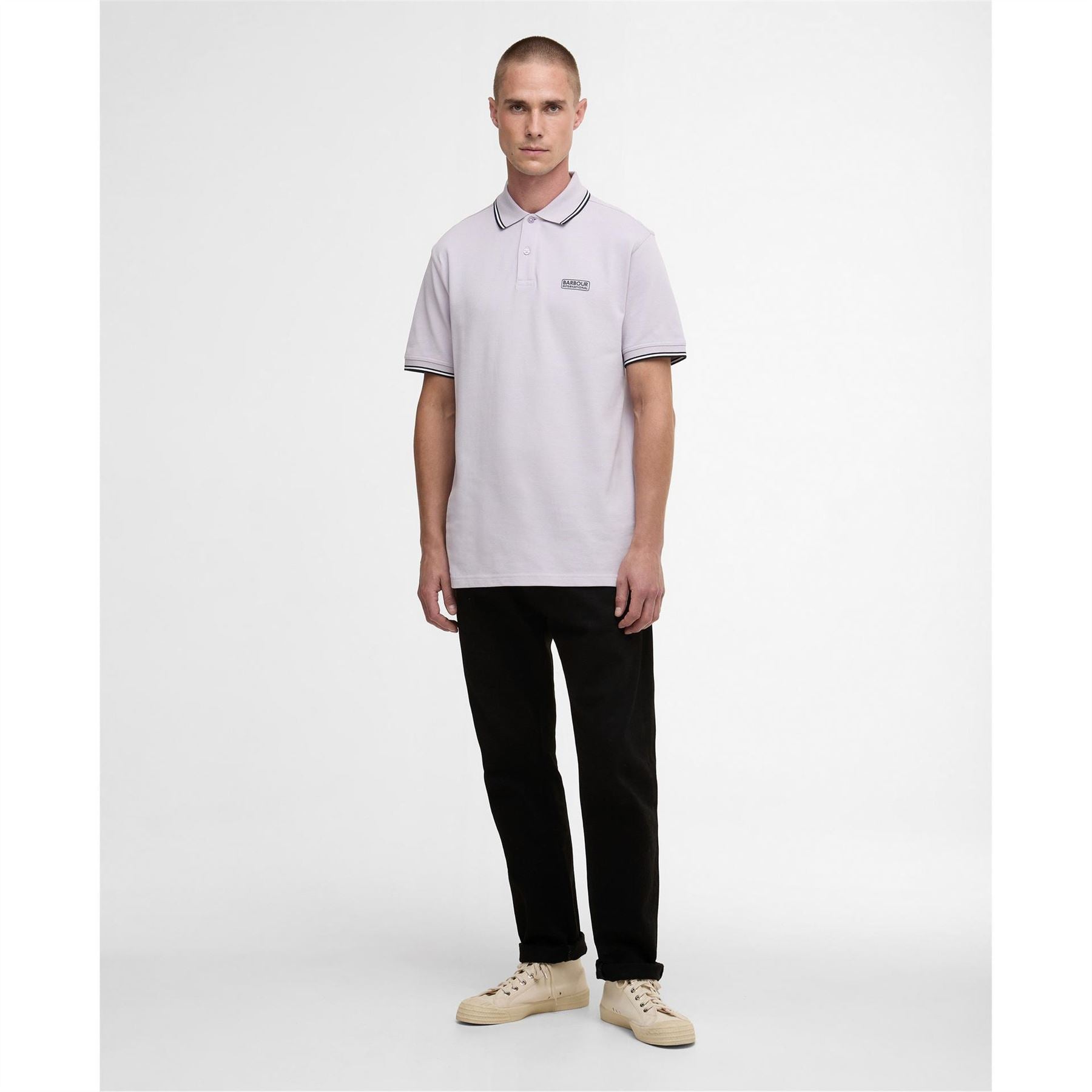 Barbour International Tipped Short Sleeve Polo Shirt