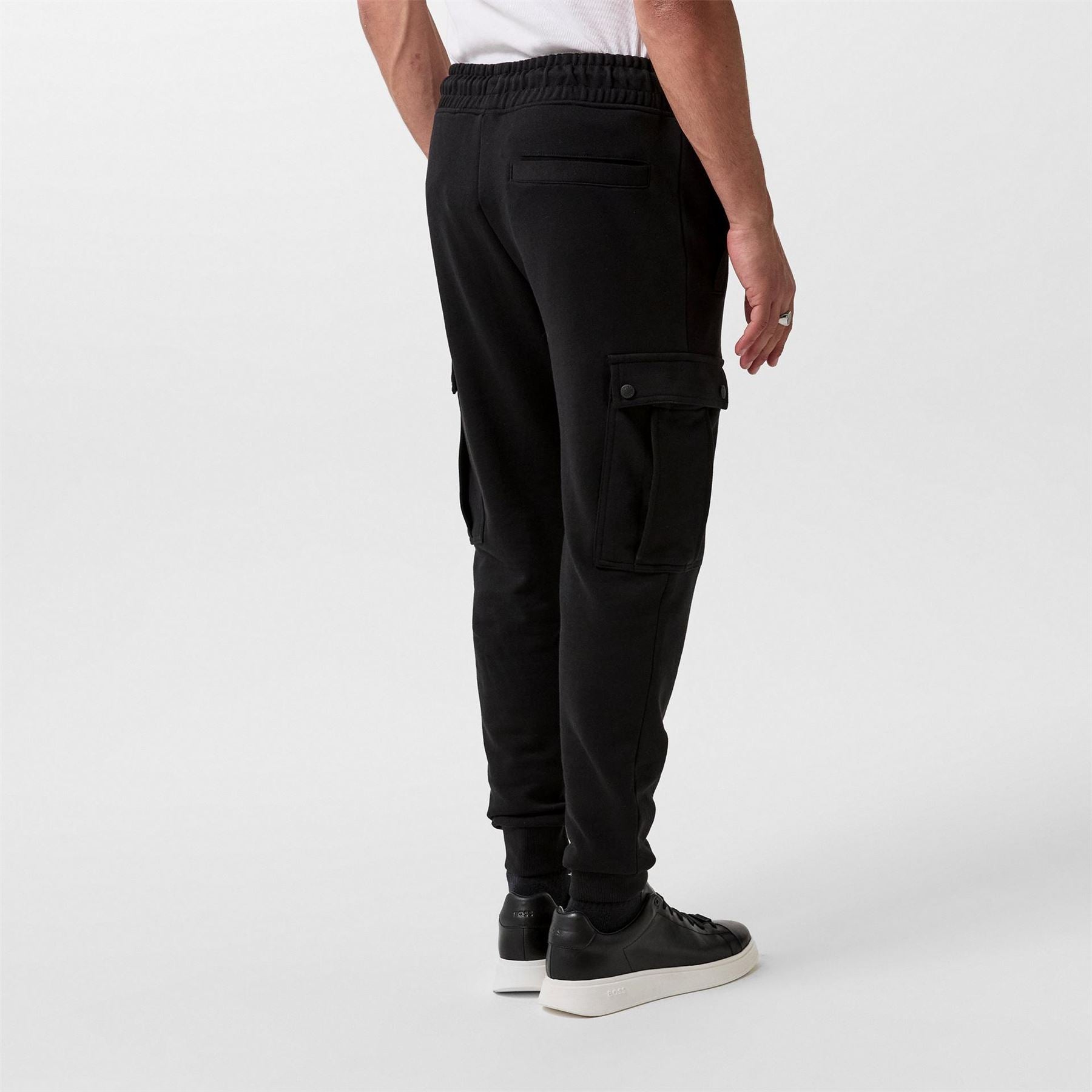 Boss Seteam Jog Closed Hem Fleece Jogging Bottoms