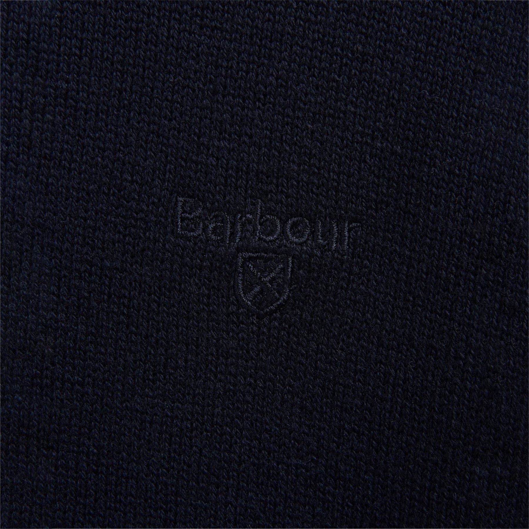 Barbour Half Zip Cotton Knitted Jumper