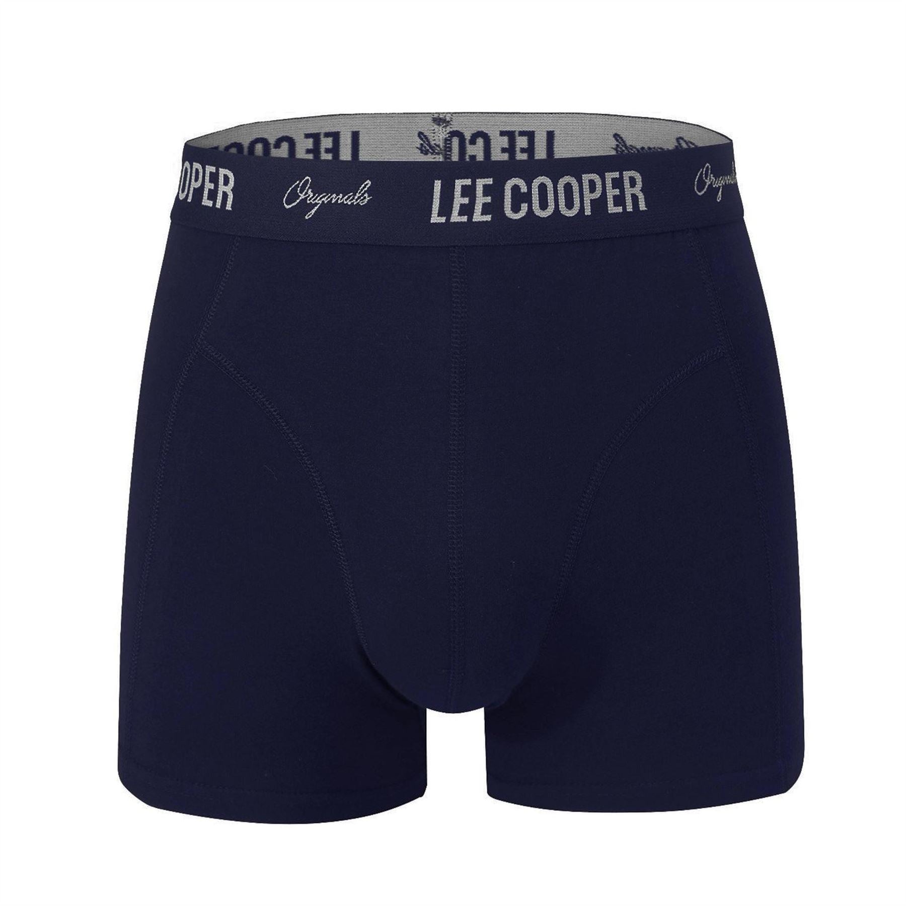 Lee Cooper Mens Cooper Essential Boxer Trunk 5 Pack