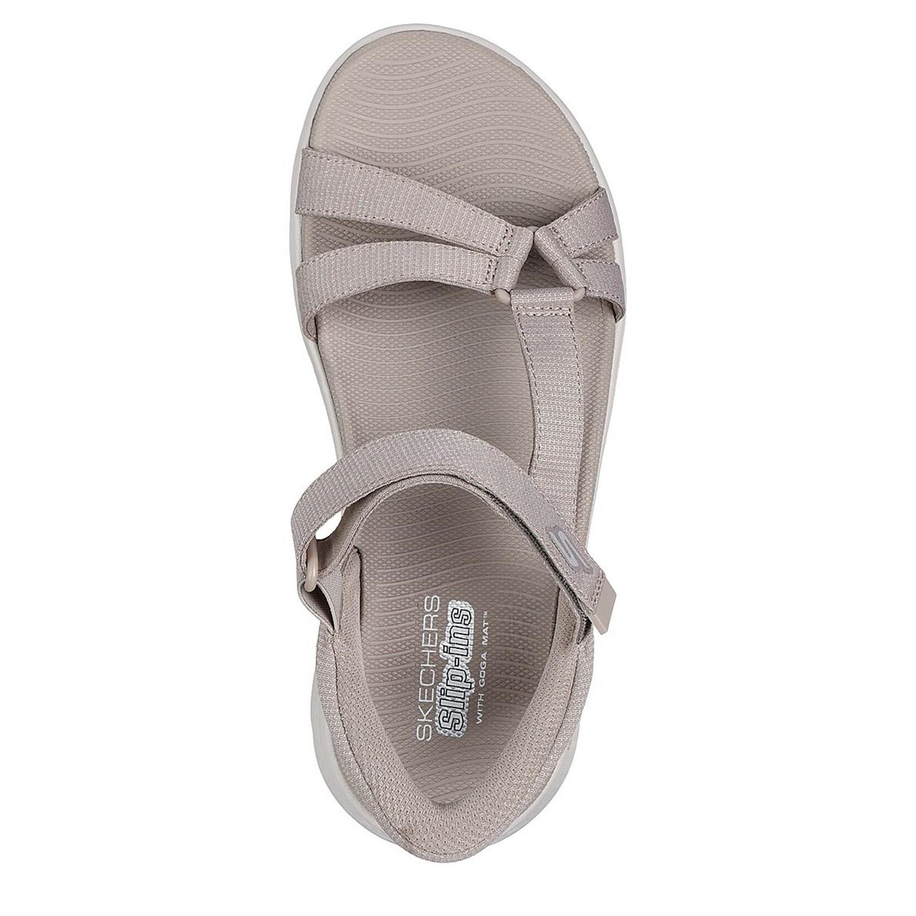 Skechers Womens Slip Ins Heather Qtr Strap Sandal Sports Sandals
