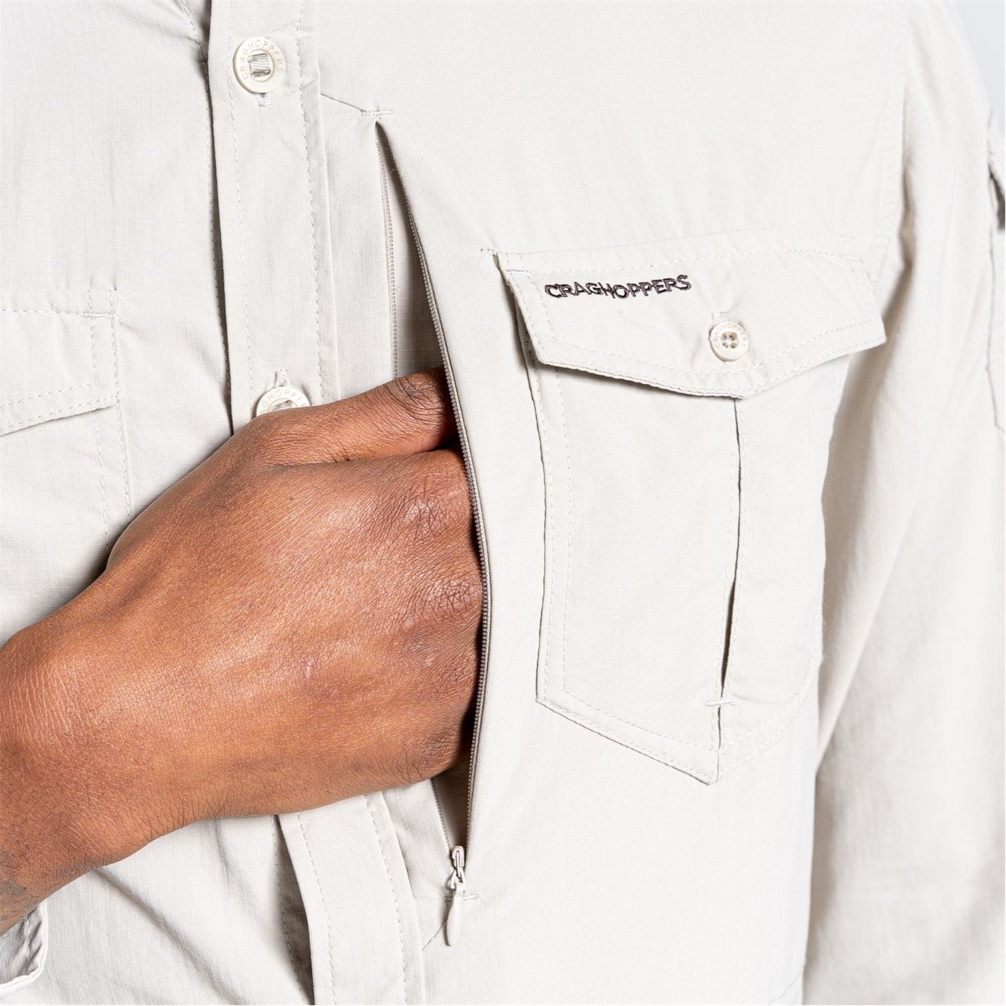 Craghoppers Regular Fit Long Sleeve Cuff Shirt