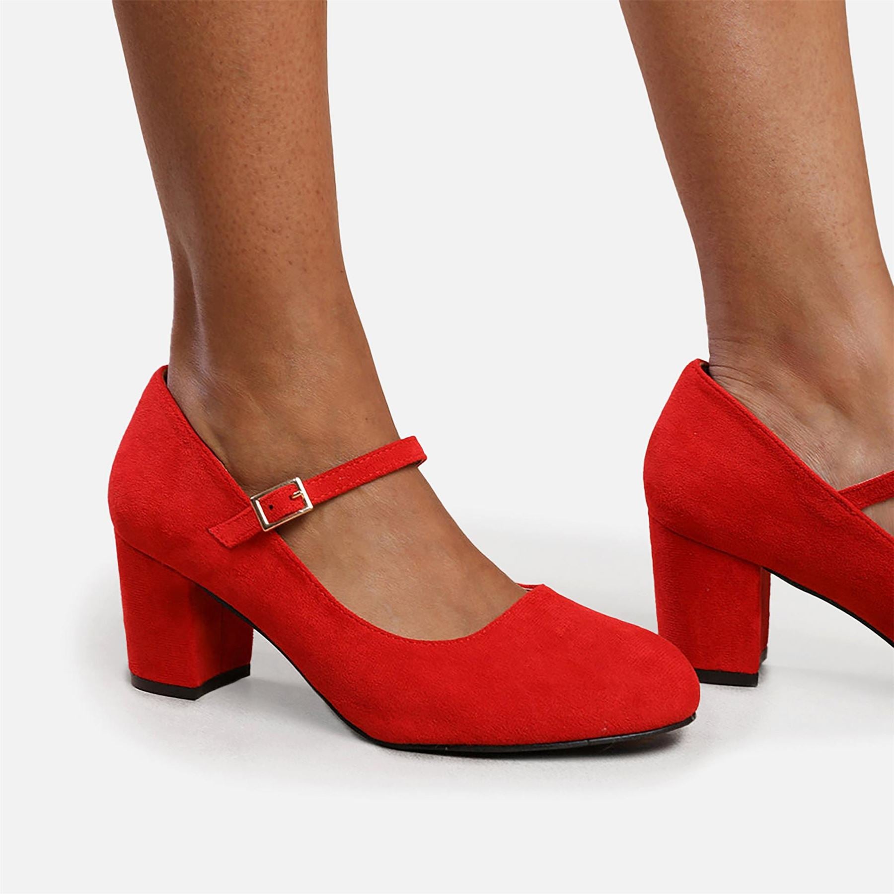 Wheres That From Block Heel Mary Jane Pumps Ladies