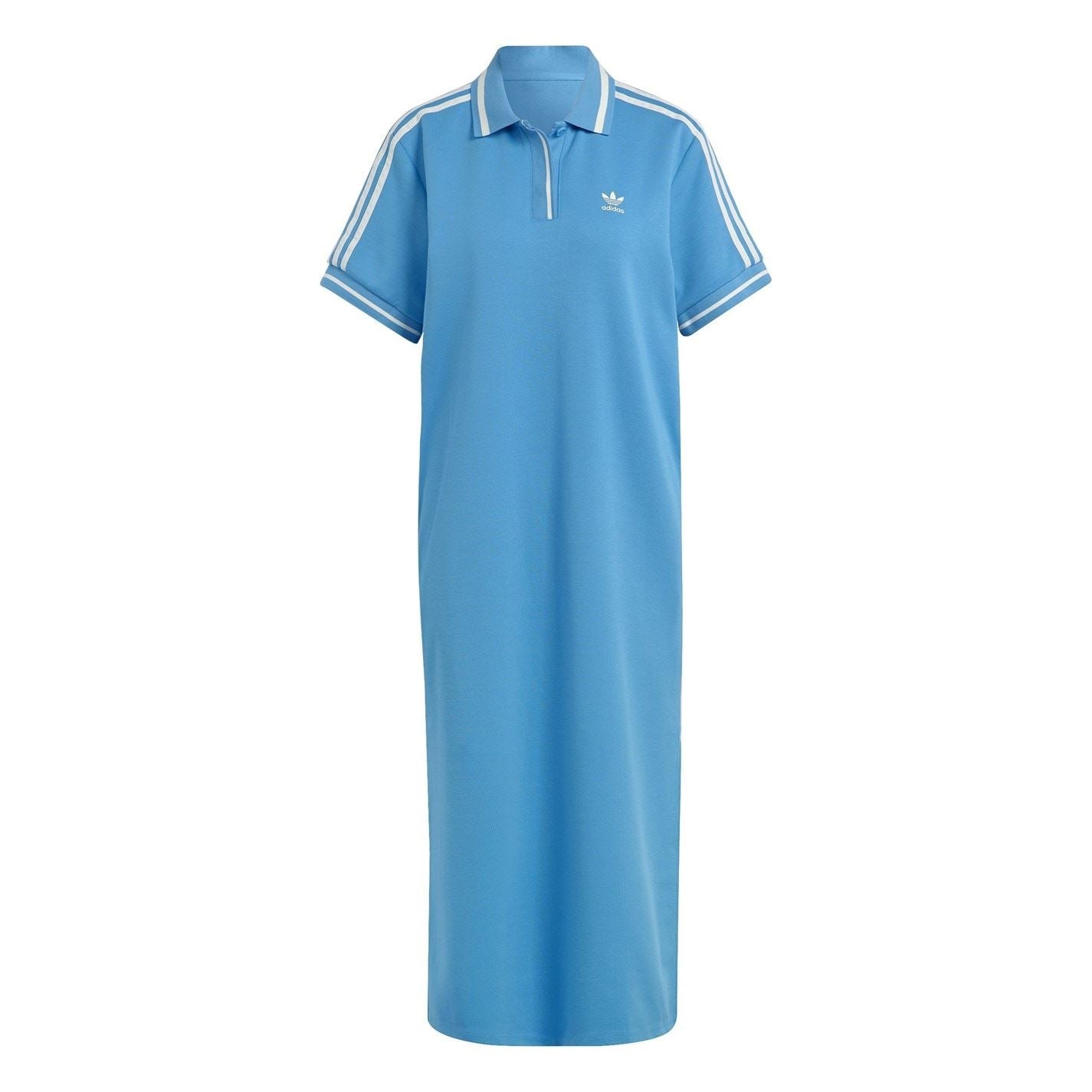 adidas Originals Maternity Collared Neck Midi T-Shirt Dress