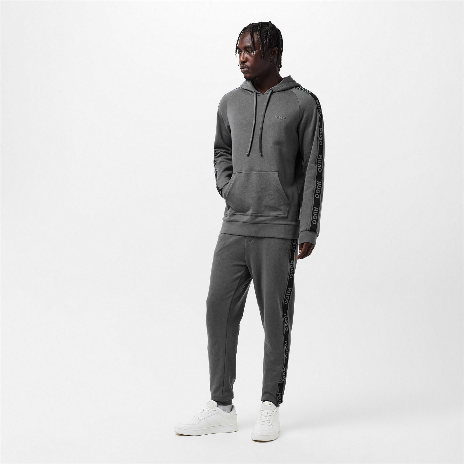 Hugo HUGO Bodywear Liam Closed Hem Soft Fleece Joggers with Elasticated Cuffs