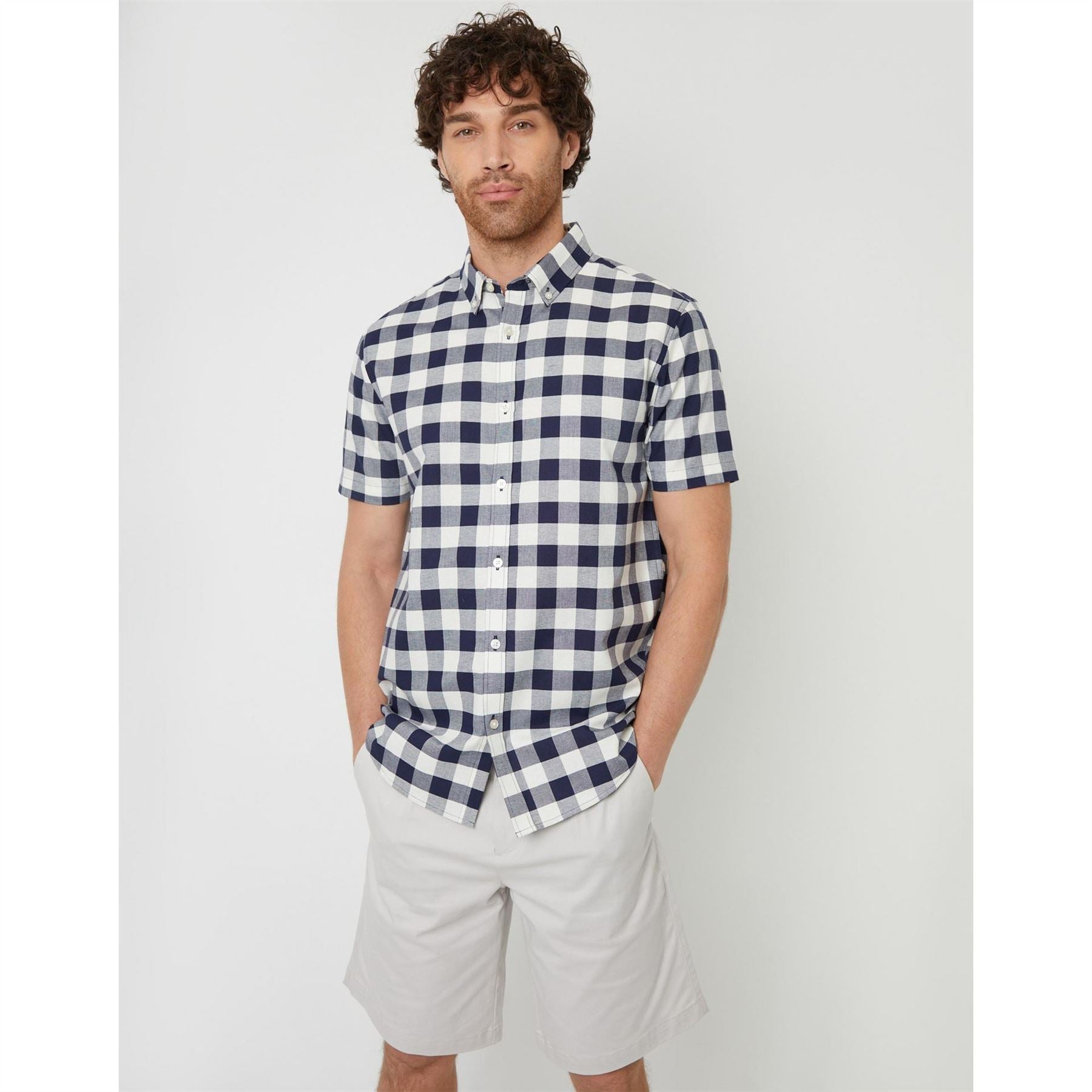 Threadbare Marc Short Sleeve Dress Shirt