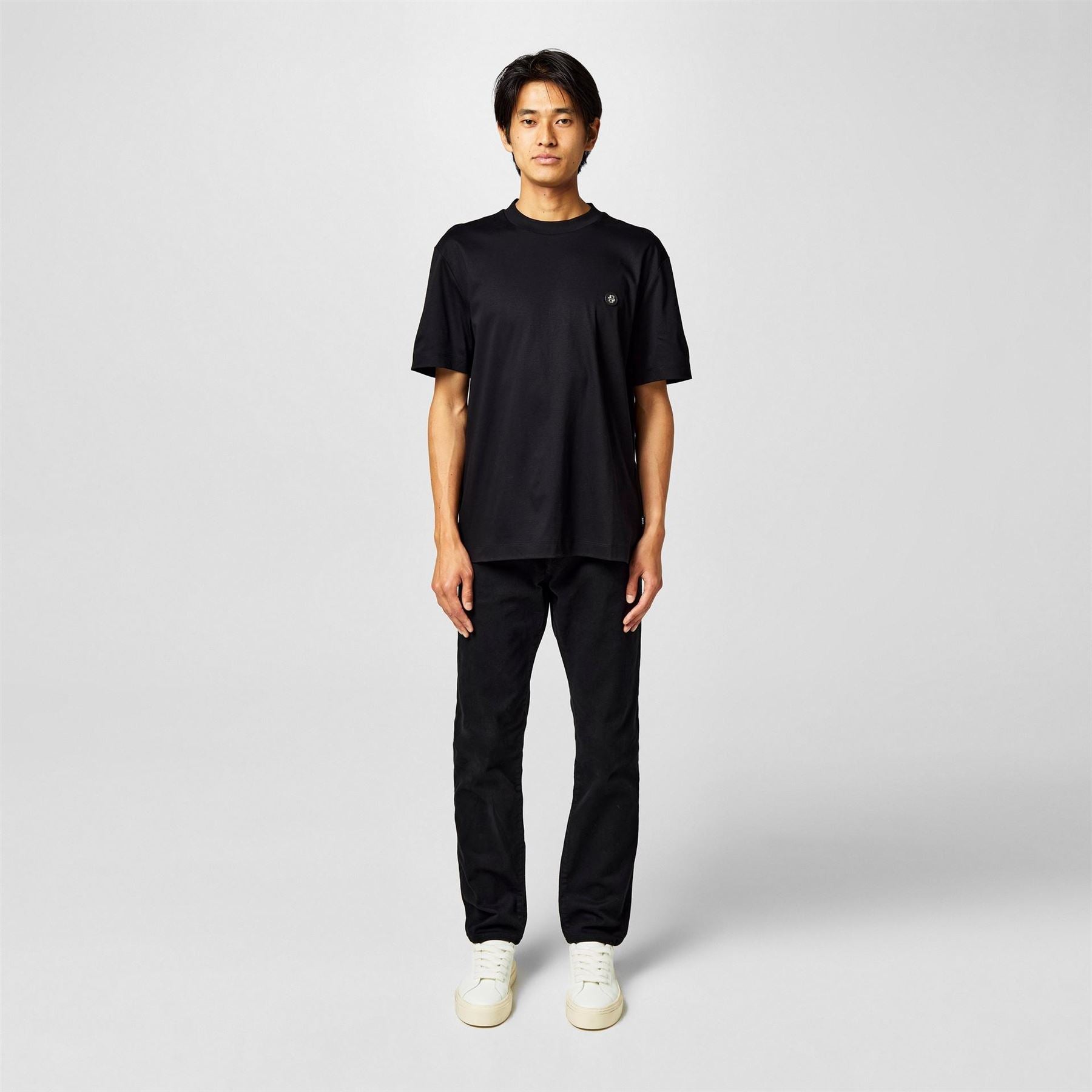Boss BOSS BLACK Taut Minimalist Design T Shirt with Logo Detail