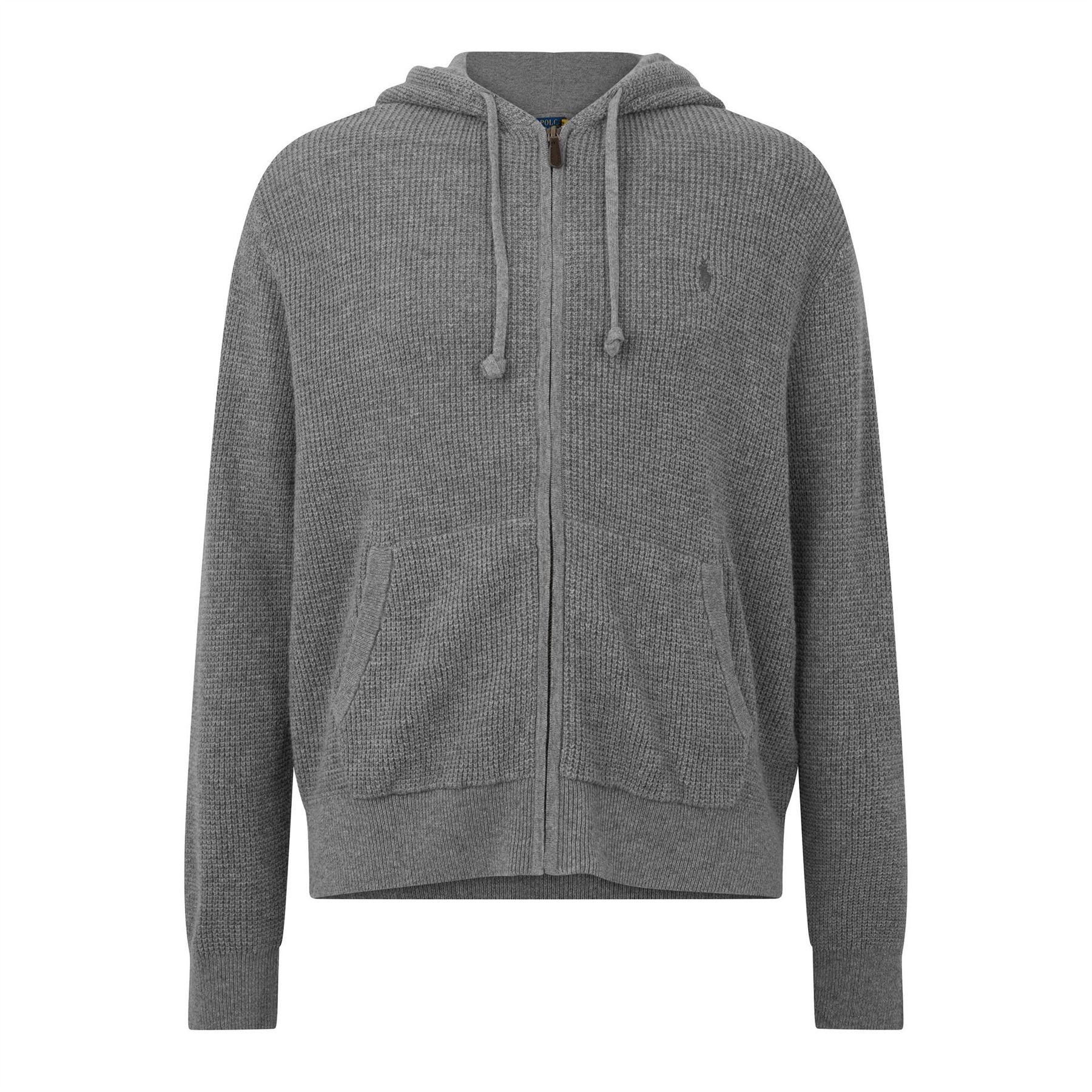 Polo Ralph Lauren Cotton Wool Knitted Full Zip Hoodie