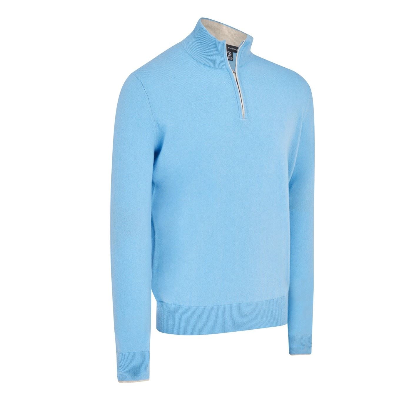 Callaway Premium Luxe Zip Neck Long Sleeve Sweater