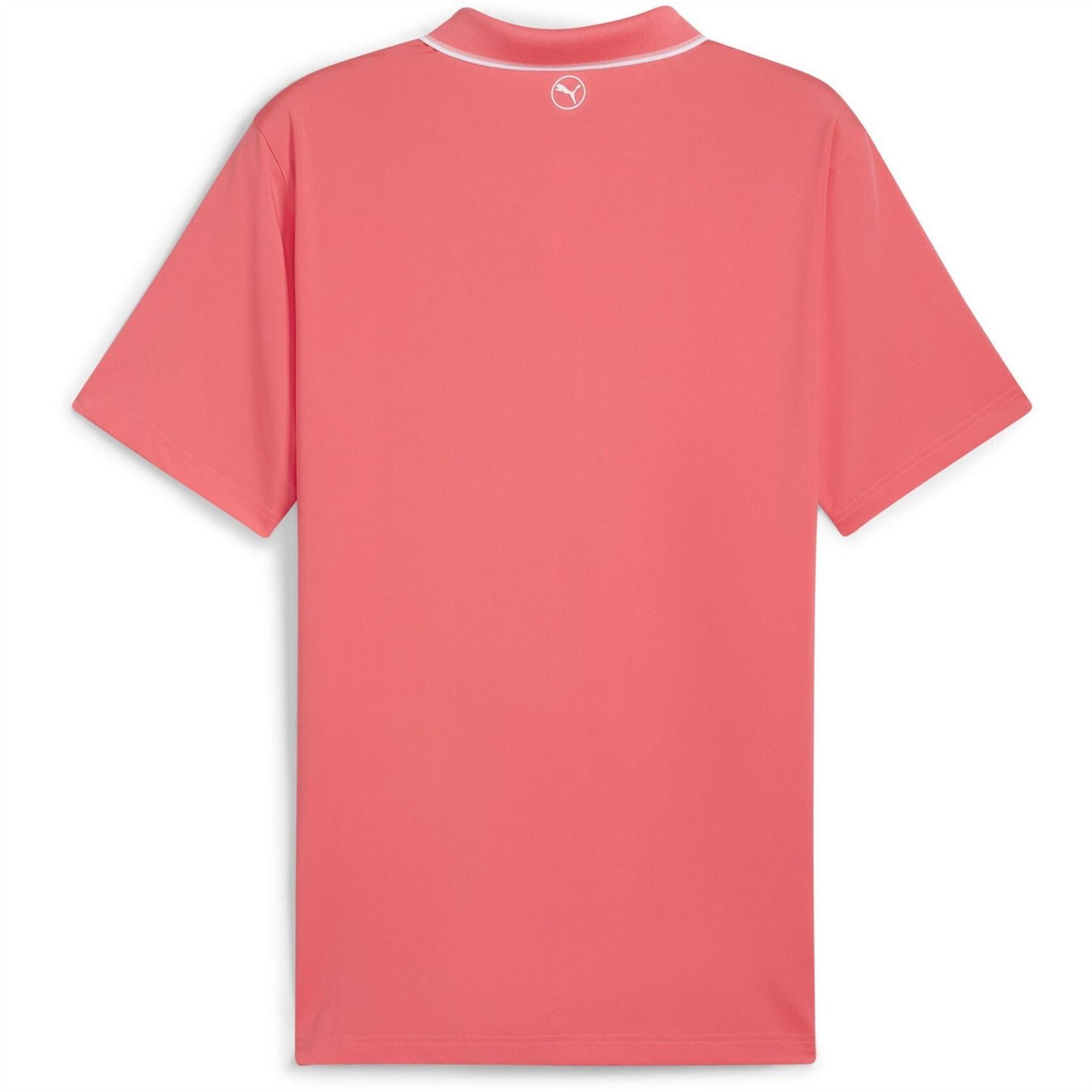 Puma Solid Polo Short Sleeve Performance Polo Shirt
