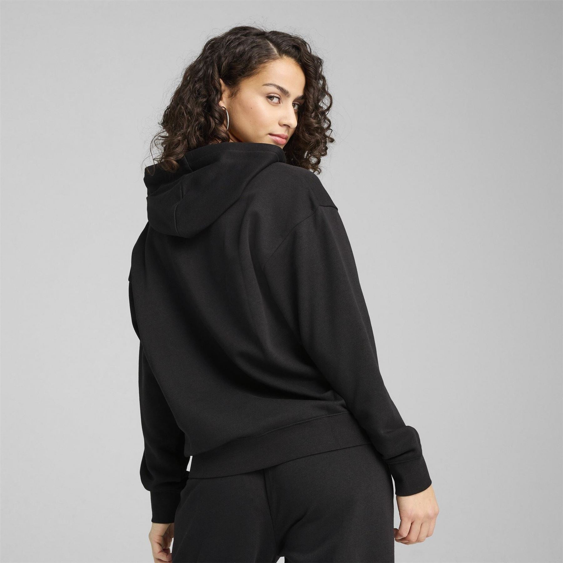 Puma Script Comfort Tech Fleece Overhead Hoodie
