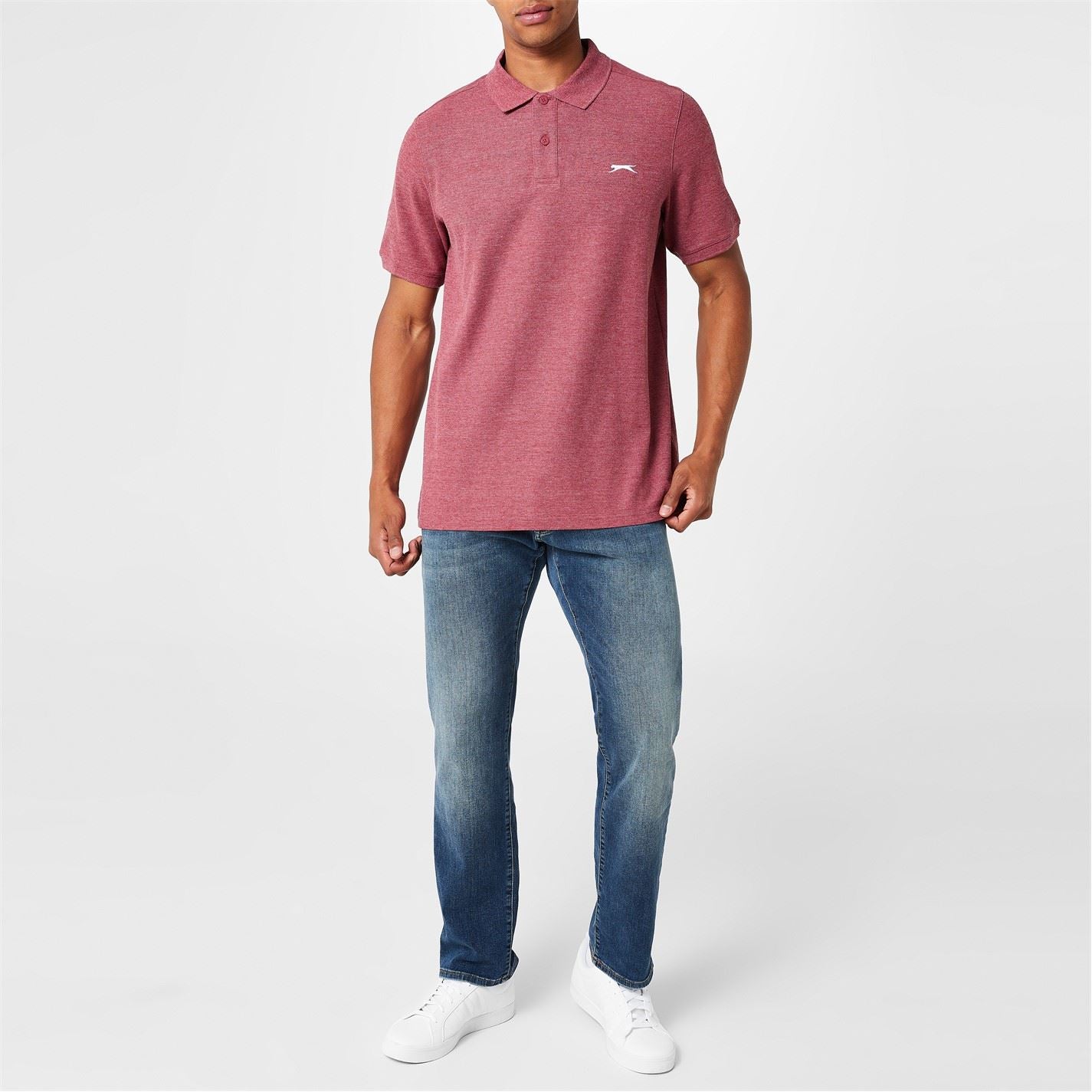 Slazenger Mens Plain Polo Shirt