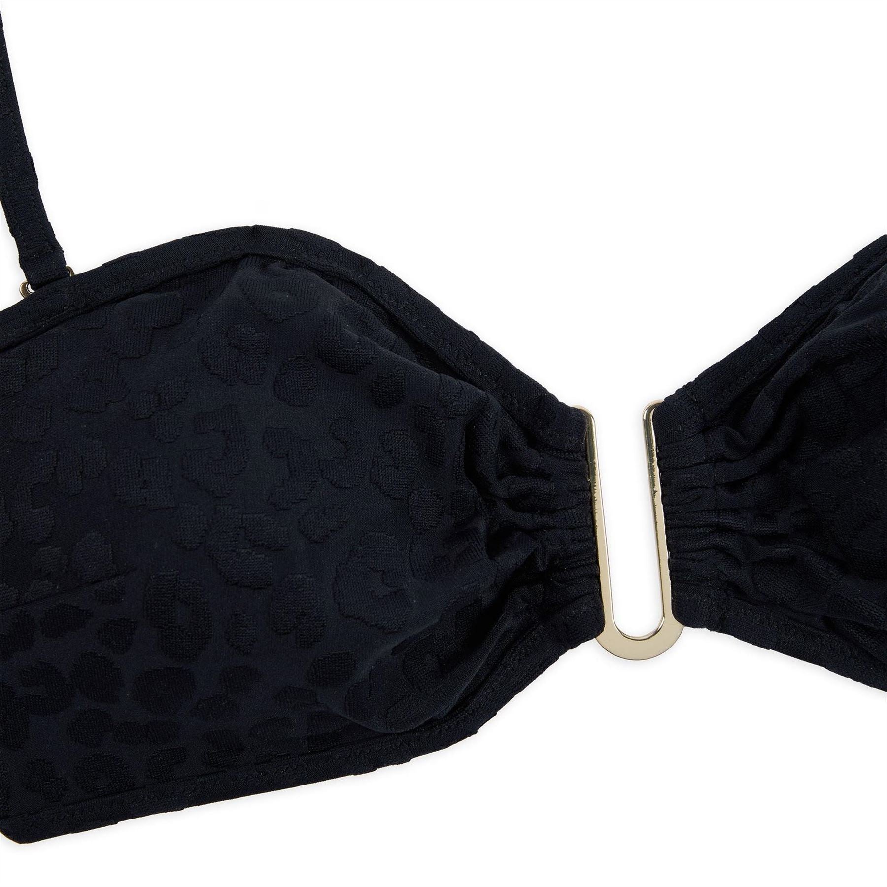 Chelsea Peers Animal Patterned Bandeau Bikini Top