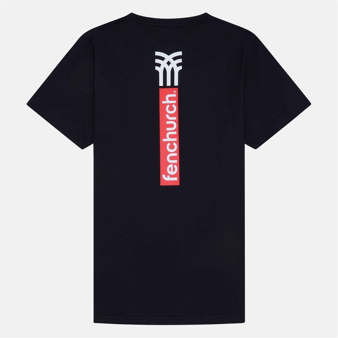 Fenchurch Trax Lettering Regular Fit Crew Neck T-Shirt