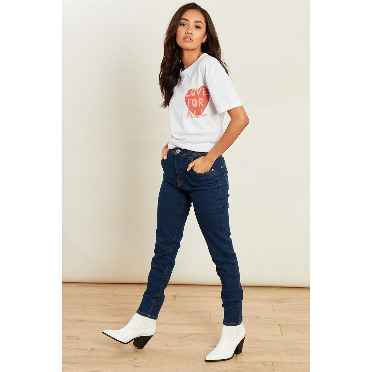 Wednesday Girls High Waist Skinny Fit Jeans