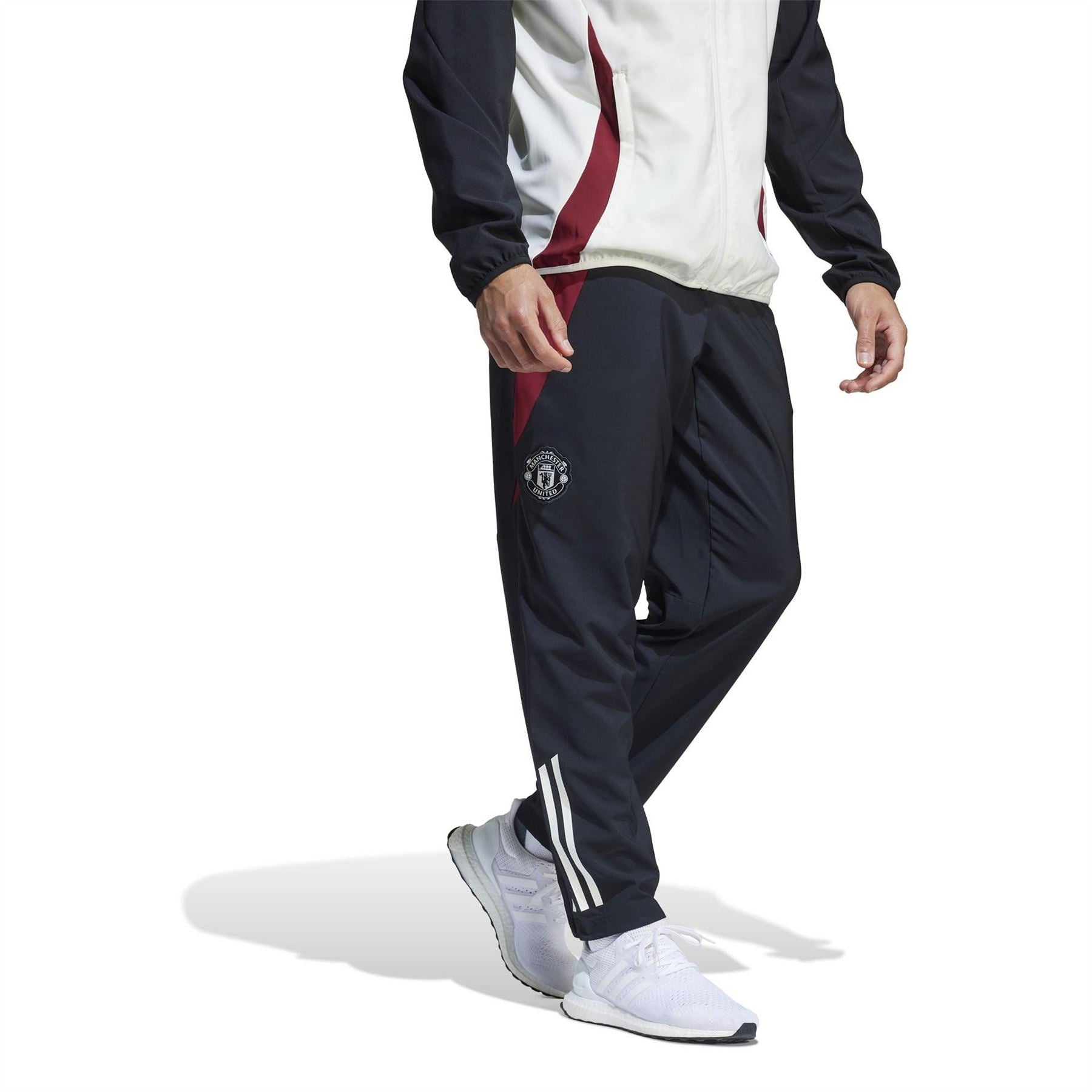 adidas Manchester United Pre Match Tracksuit Bottoms 2024 2025 Adults