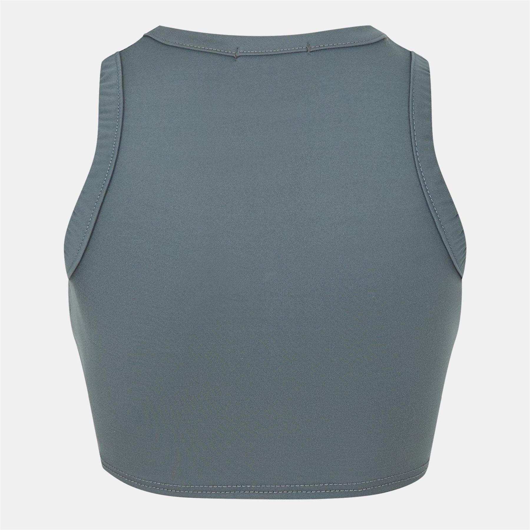 Missy Empire Womens Premium Sculpt Racer Crop Top