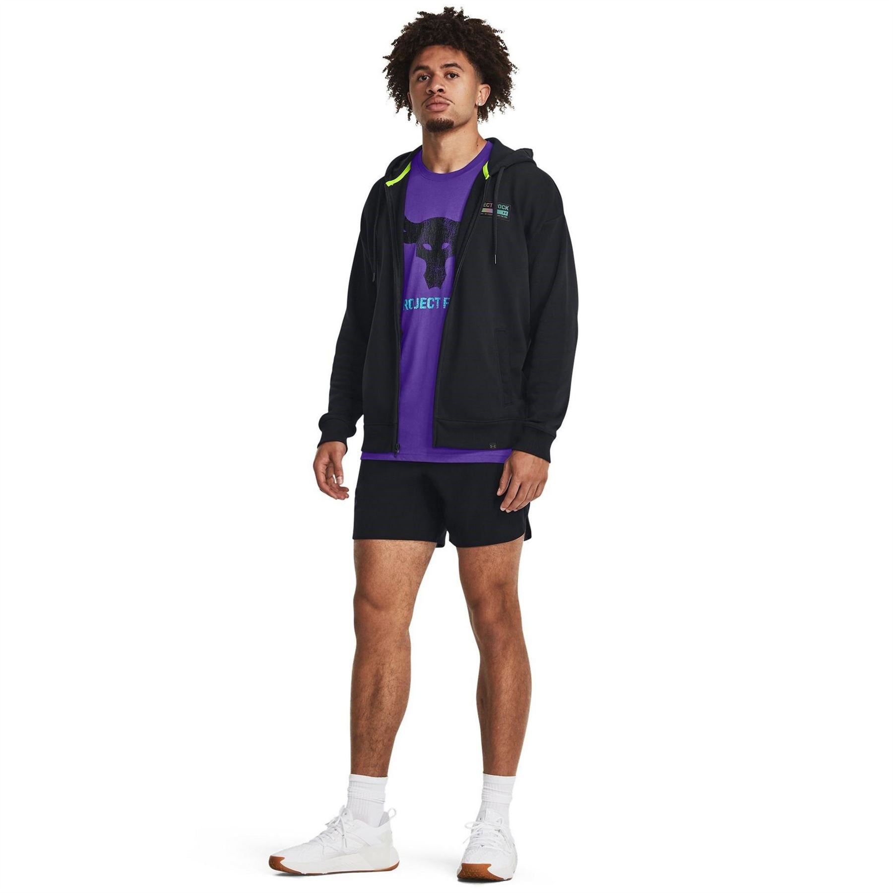 Under Armour Mens Armour Pjt Rock Hwt Terry FulL-Zip Fleece