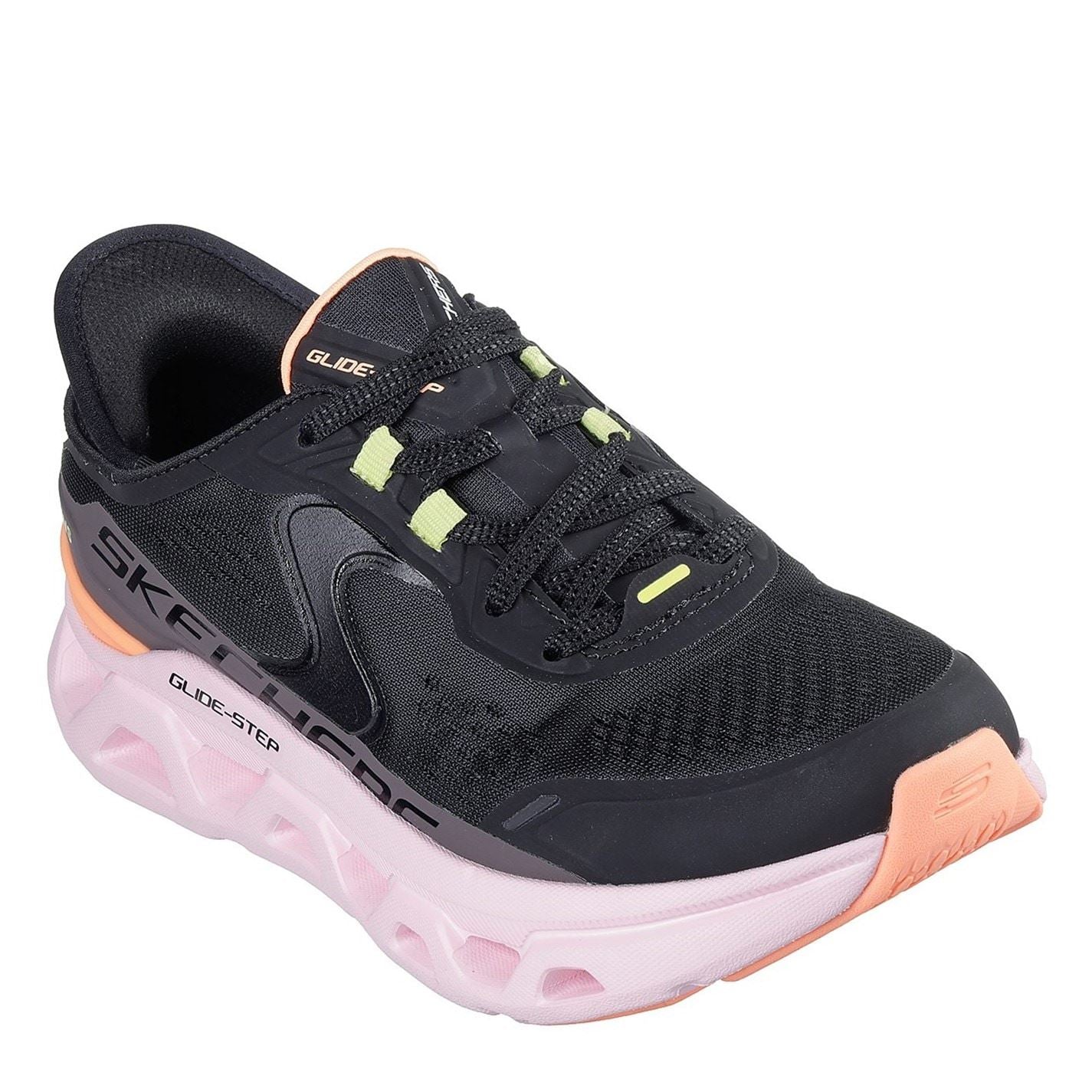 Skechers Glide Step Low Top Chunky Heel Sneakers