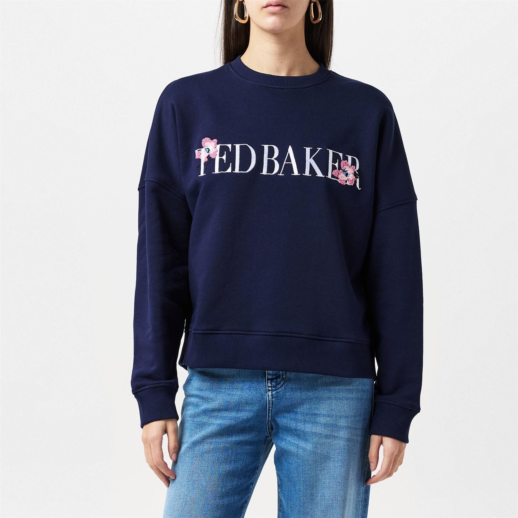 Ted Baker Stiila Crew Neck Regular Fit Sweatshirt