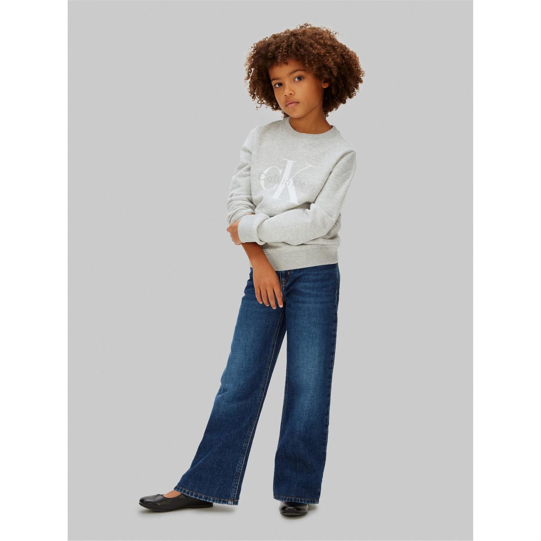Calvin Klein L Logo Crew Nck Jn63