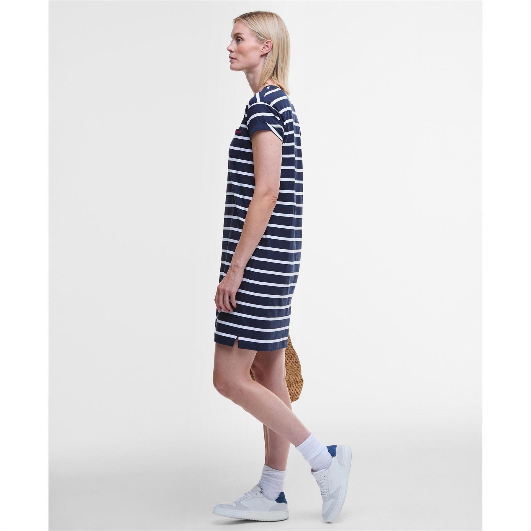 Barbour Striped Midi Dress
