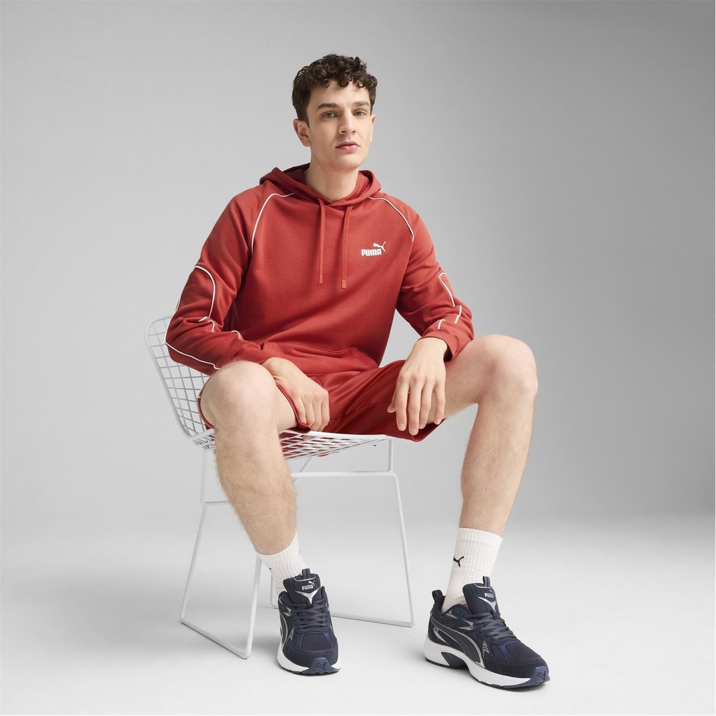 Puma Hooded Regular Fit Long Sleeve Sweatshirt