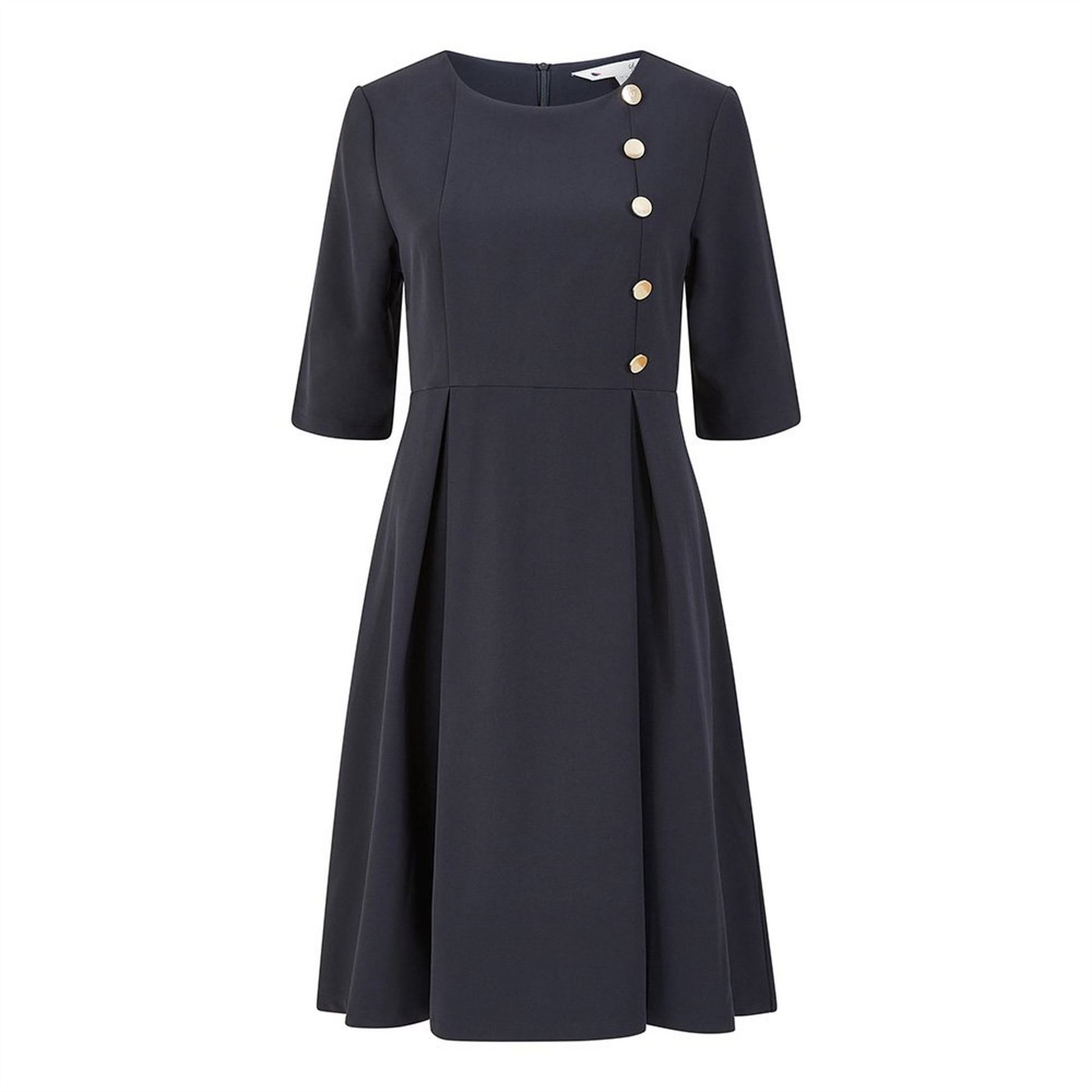 Yumi Skater Dress In Black
