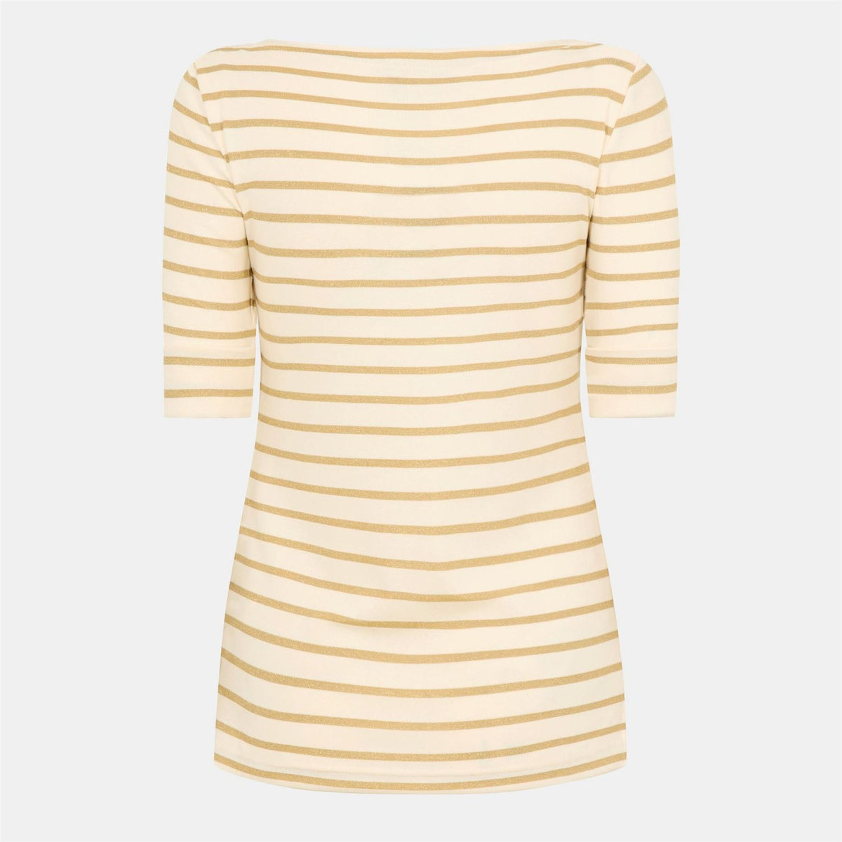 Lauren by Ralph Lauren Judy Boat Neck Three-Quarter Sleeve T-Shirt
