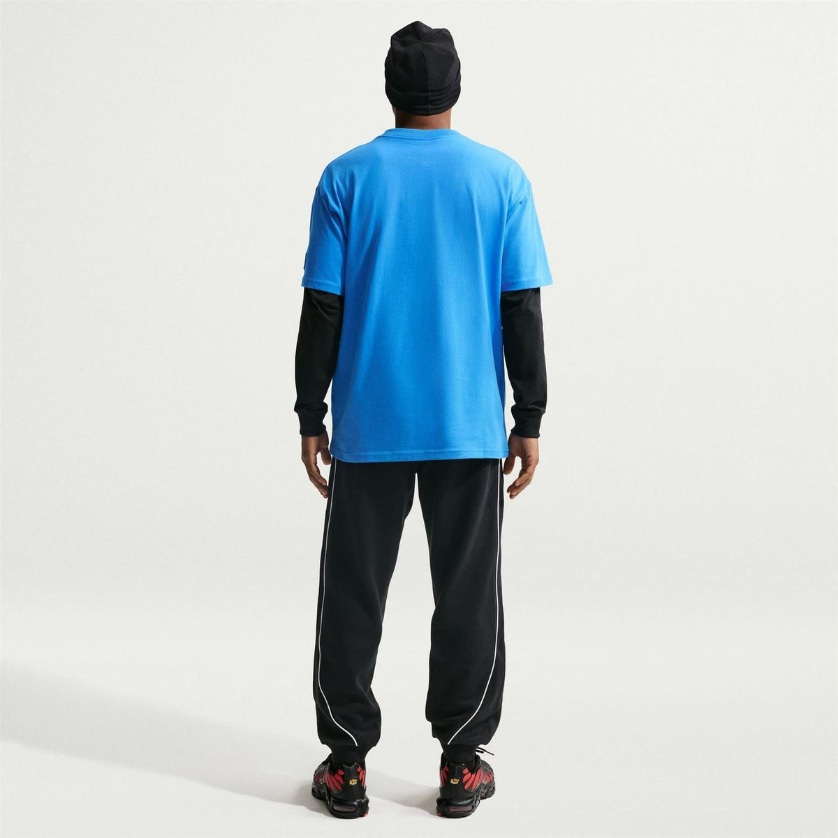 Nike Air Fleece Solid Patterned Slim Joggers