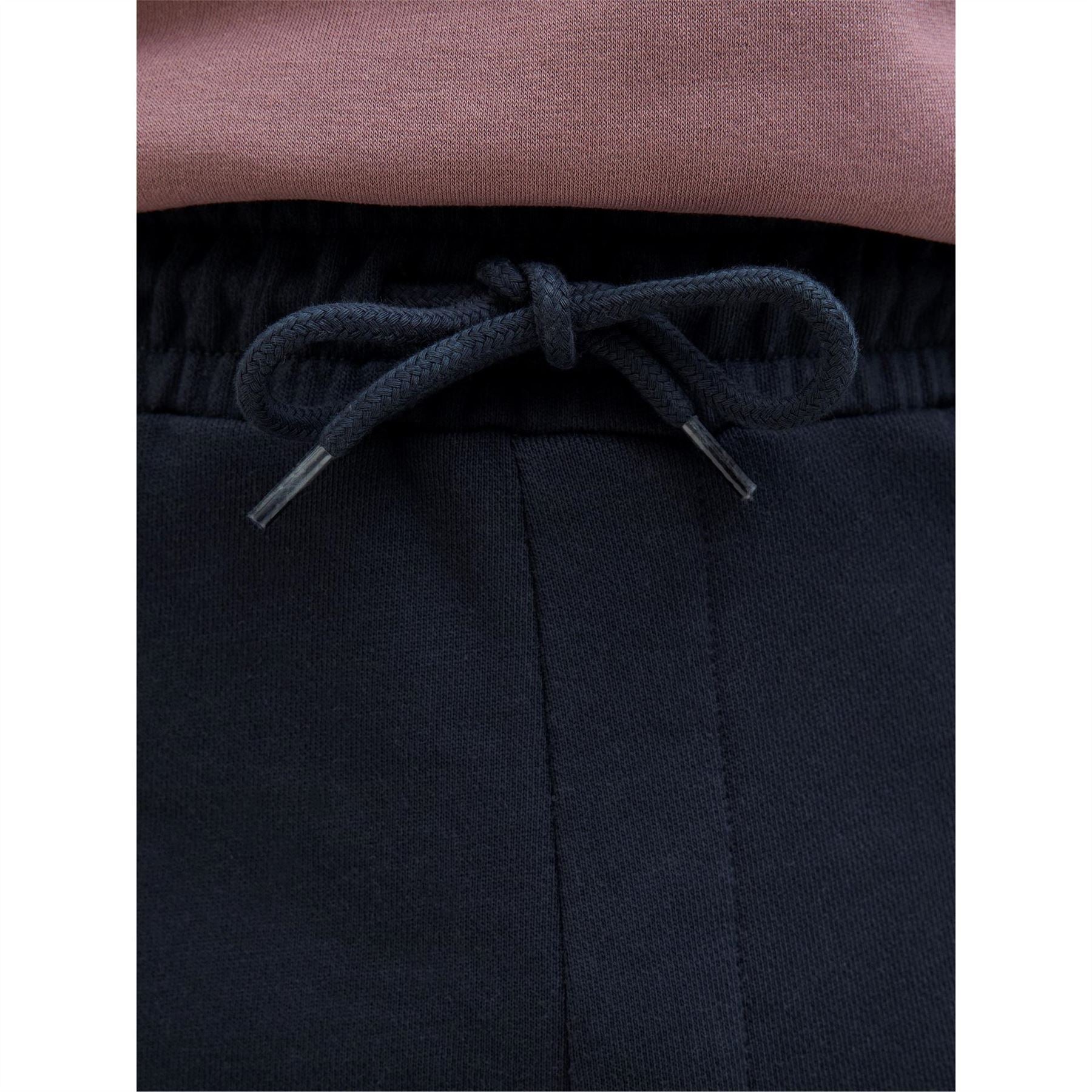 Jack and Jones Solid Bermuda Sweat Shorts with Elasticated Waistband