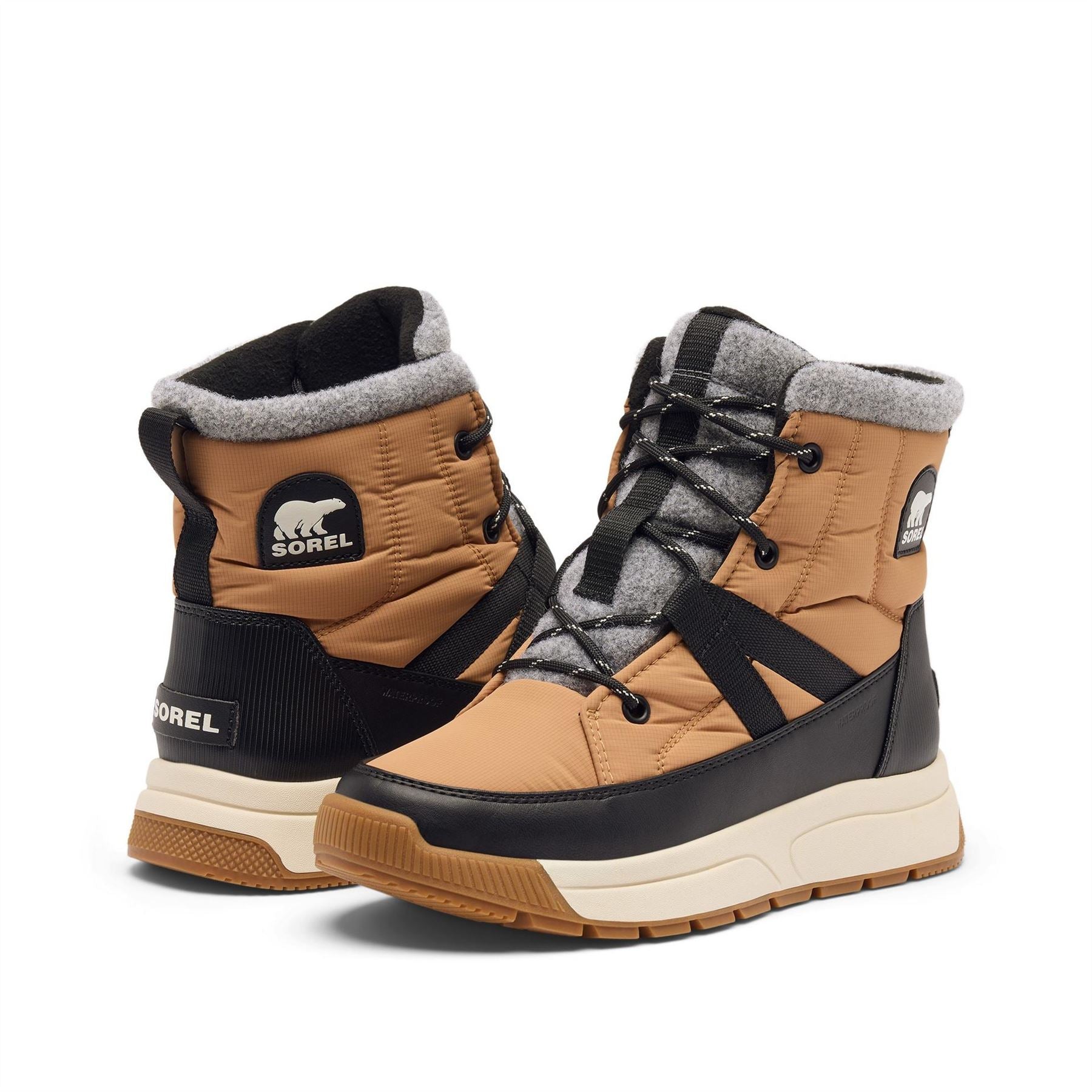 Sorel Whitney Mid Waterproof Lace Up Snow Boots
