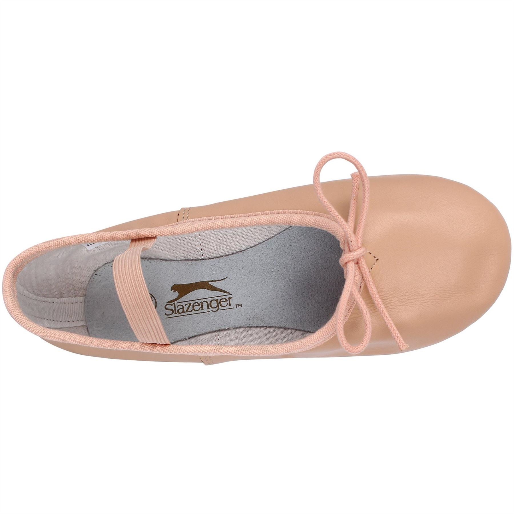 Slazenger Full Sole Leather Ballet Shoe Childrens