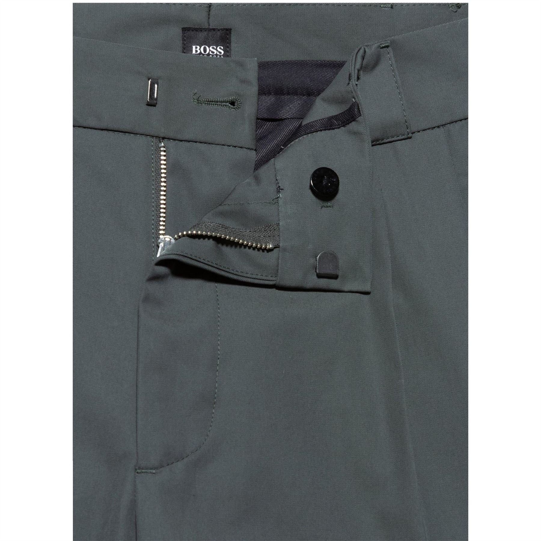 Boss Parko Pleated Straight Leg Trouser