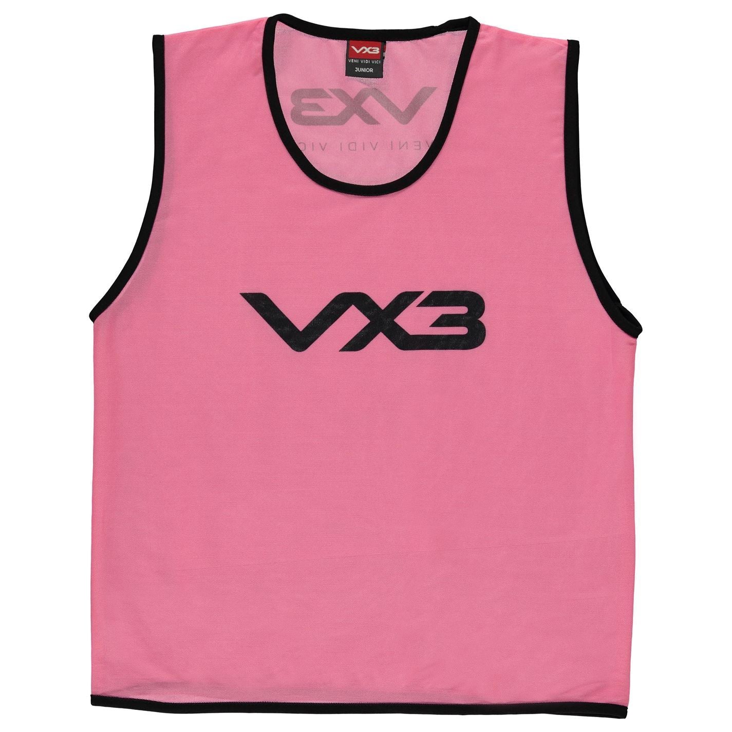 VX3 Hi Viz Mesh Training Bibs Junior