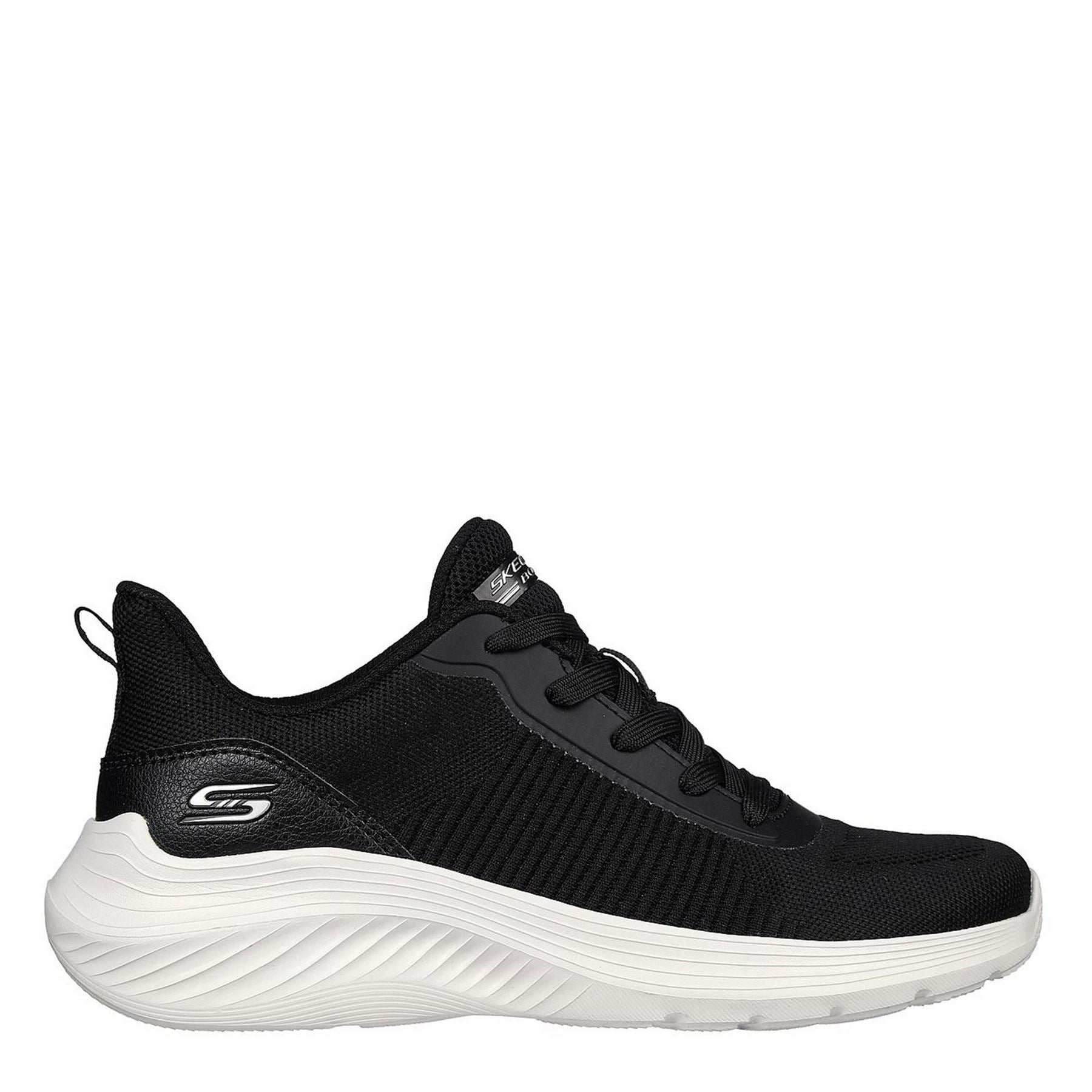 Skechers Womens Bobs Squad Waves Low Top Trainers
