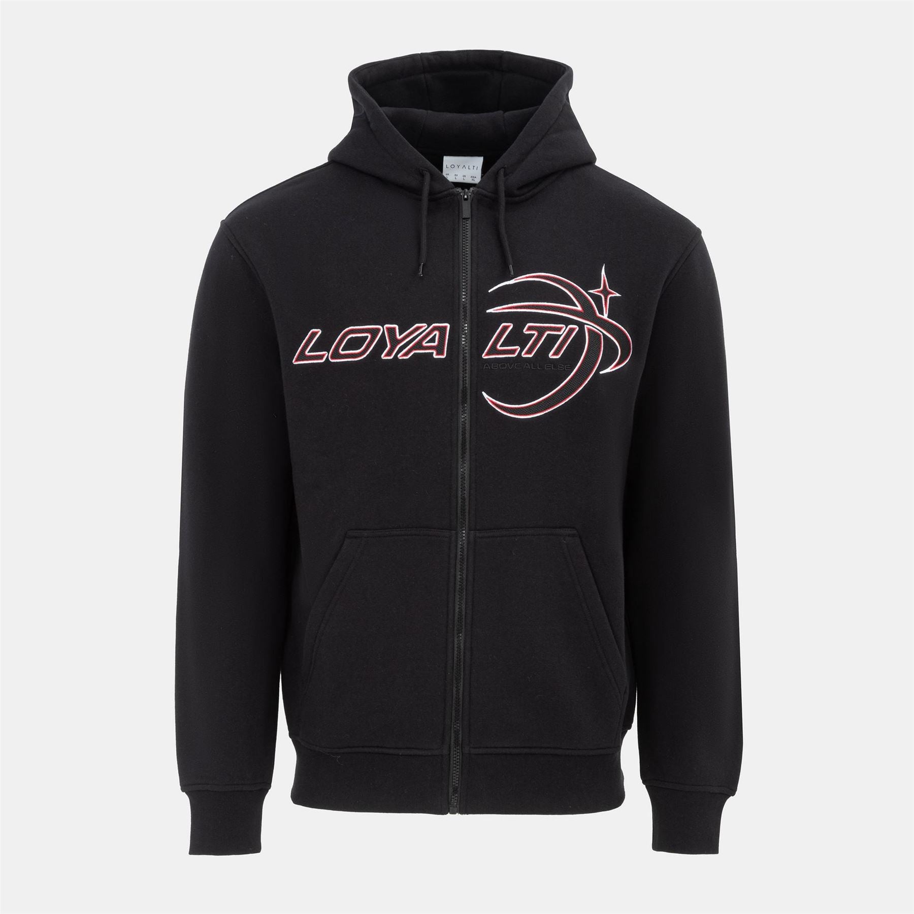 Loyalti Mens Galazy Zip Up Hoodie Sweatshirts